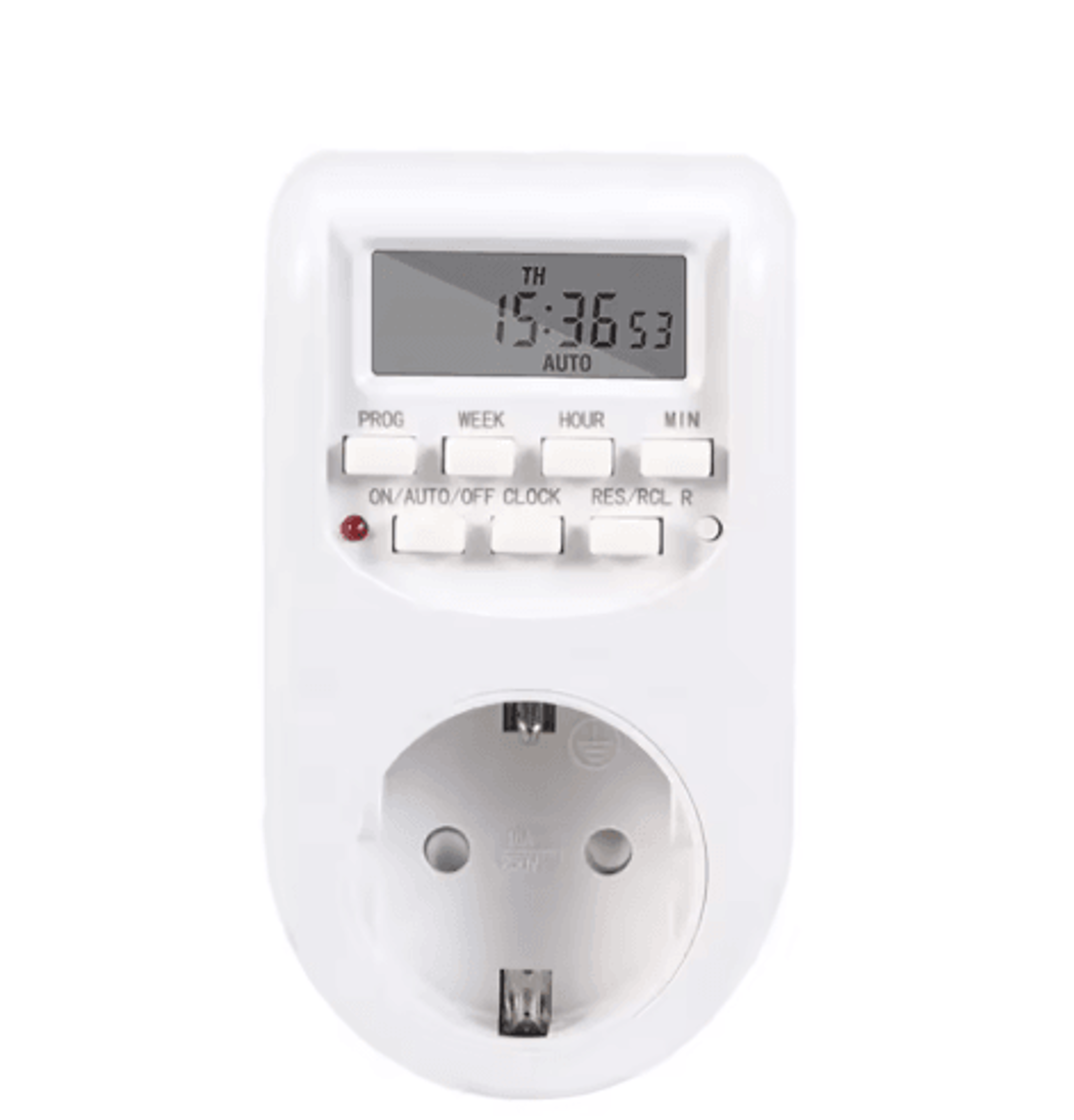 eu plug digital timer outlet weekly programmable on/off socket