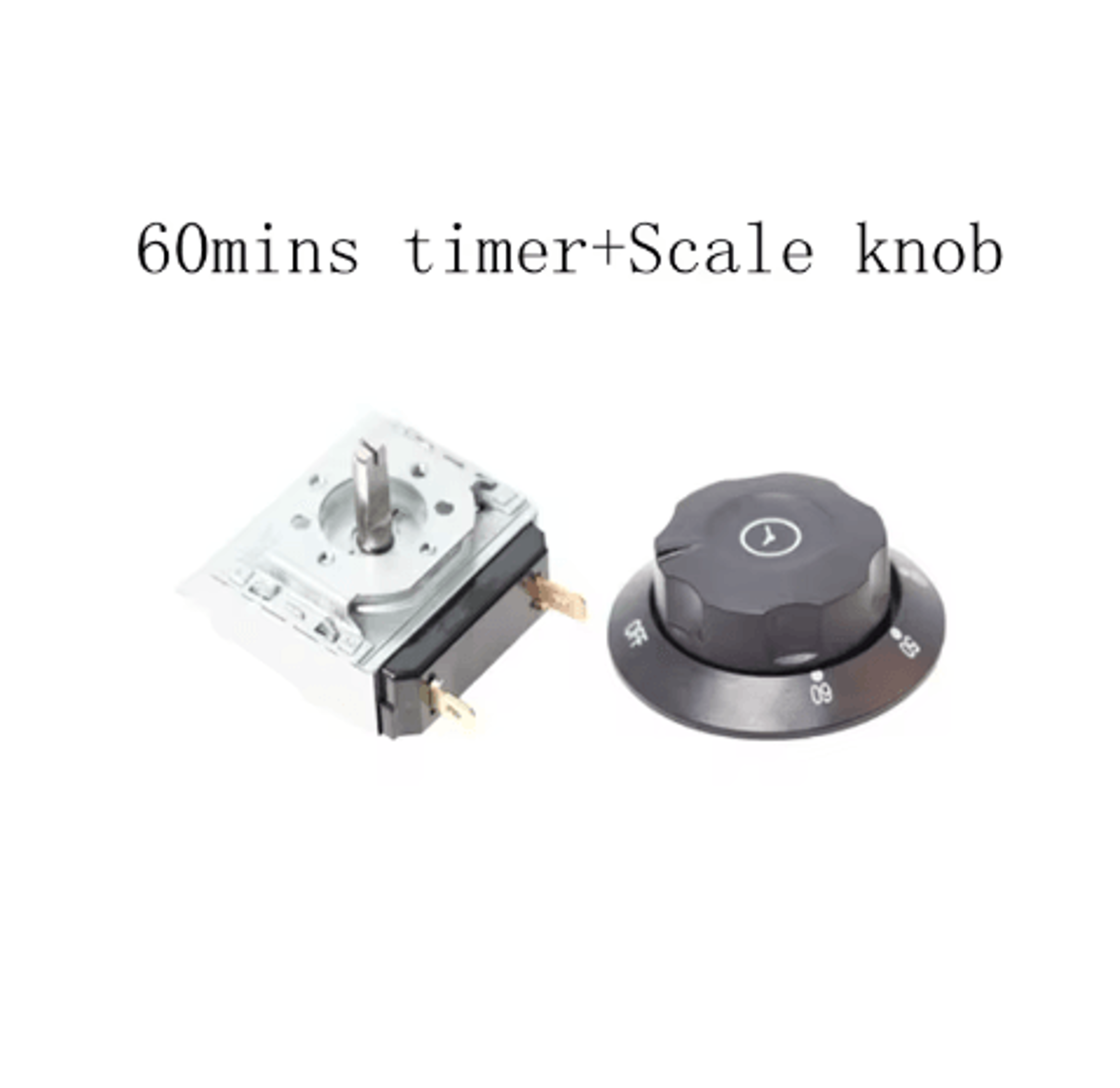 6090120Minute Mechanical Timer Switch  16A 250V Knob With Bell Reminder 12