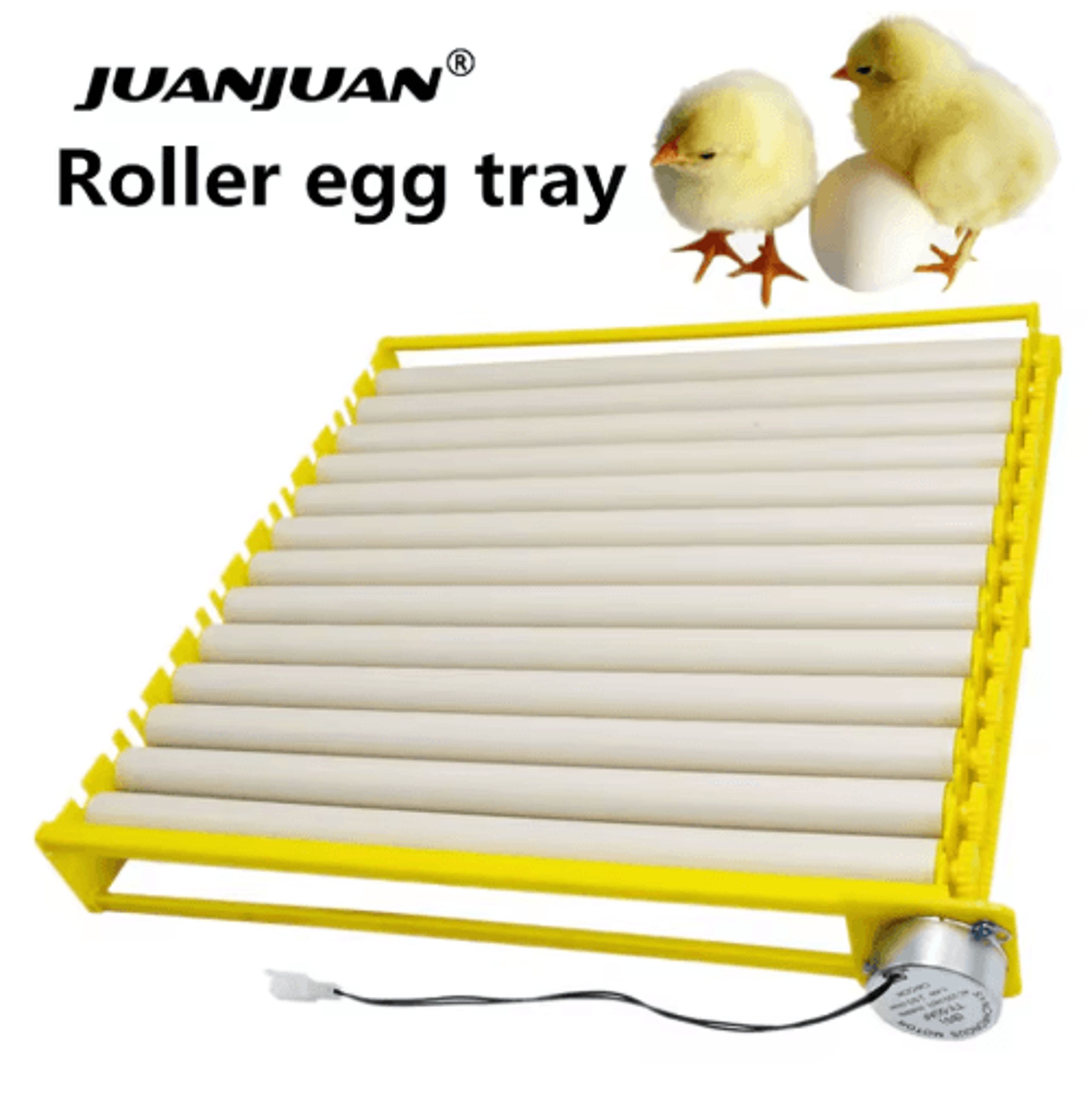 360° automatic egg turner – rotary roller tray for poultry incubators