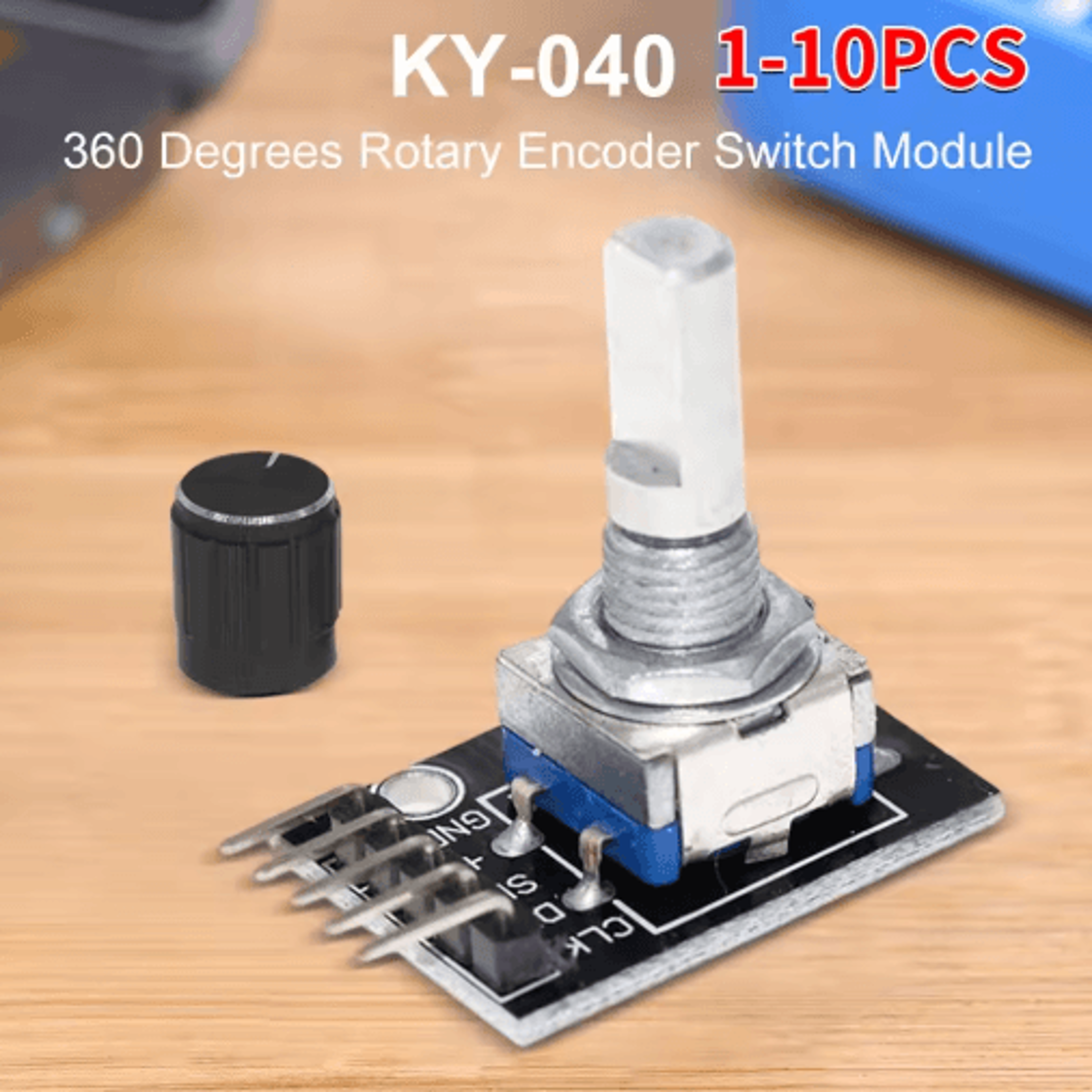 hw-040 360° rotary encoder module – knob switch sensor for diy projects