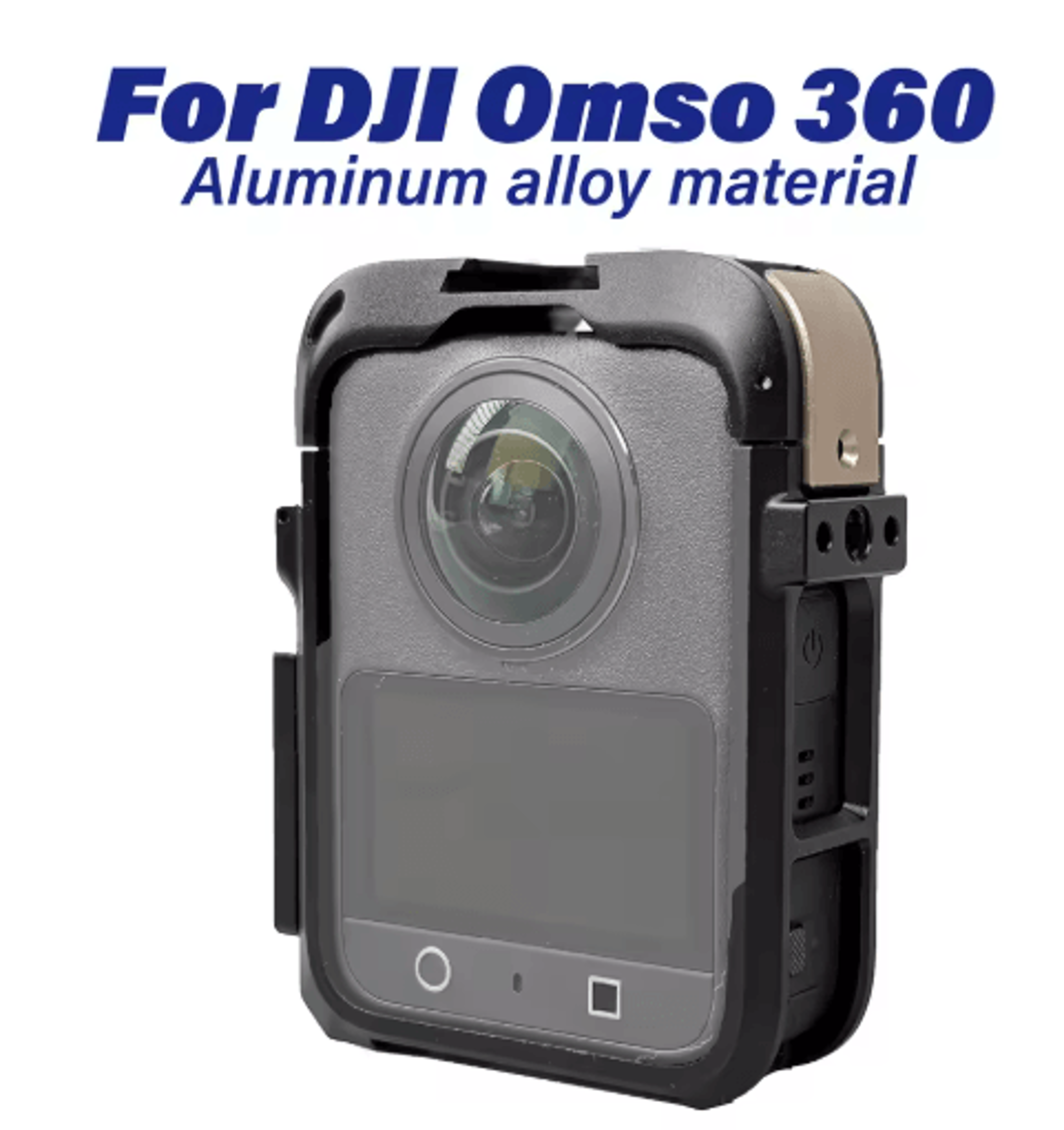aluminum cage for dji osmo 360 – protective frame with expansion mounts