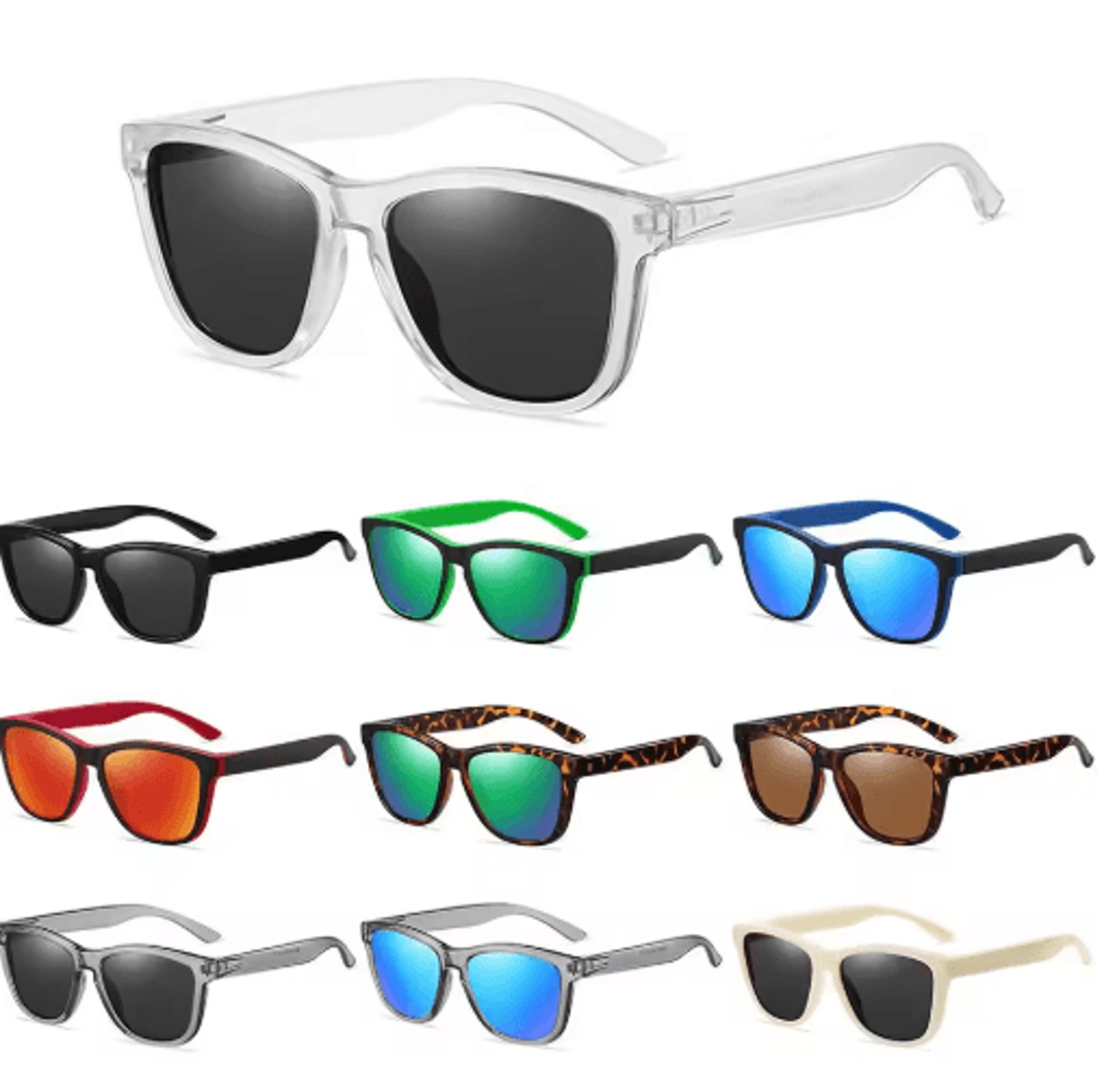 polarized mirrored sunglasses – uv400 retro shades for men & women