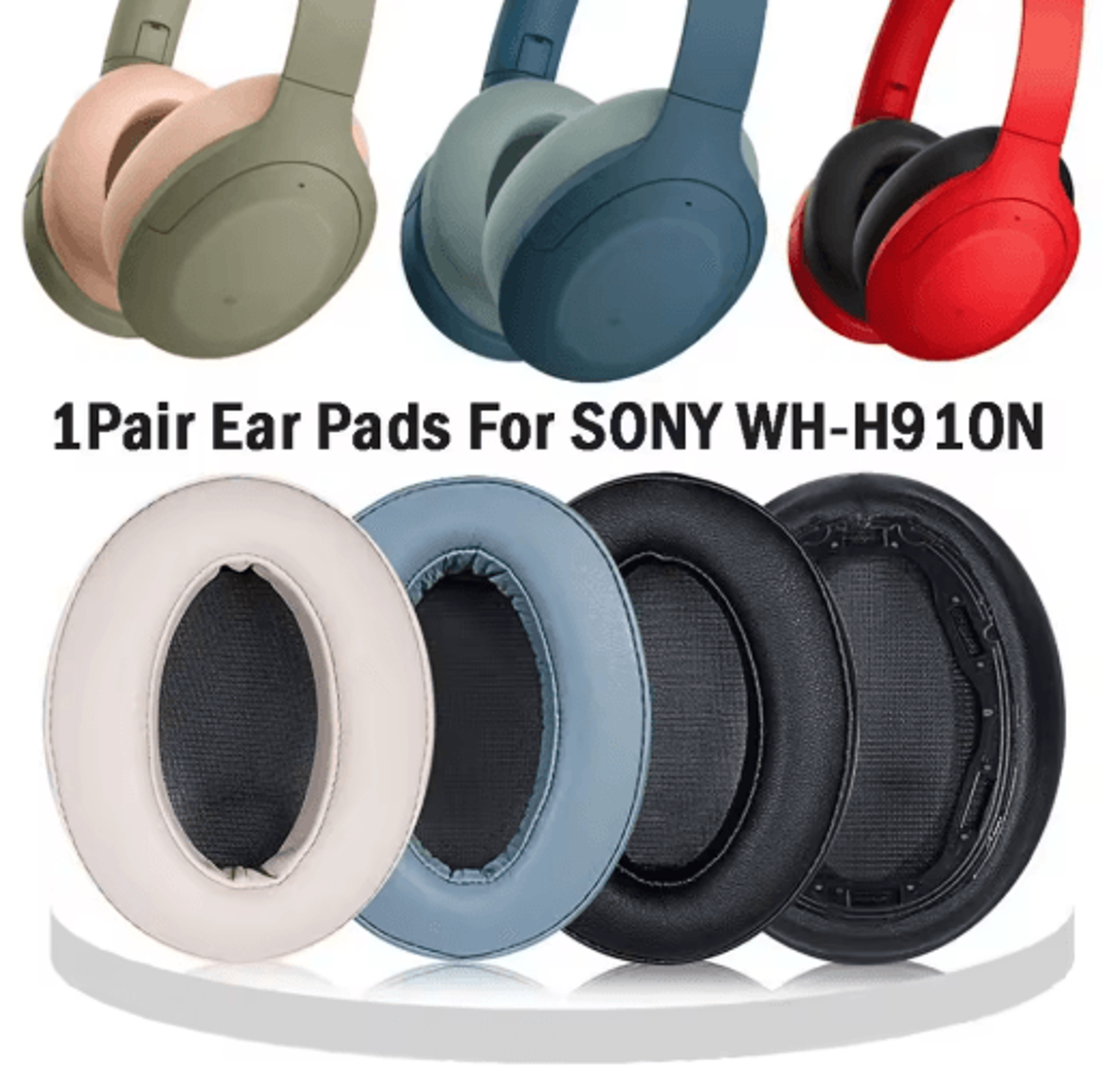 replacement ear pads for sony wh-h910n – soft headphone cushion pair