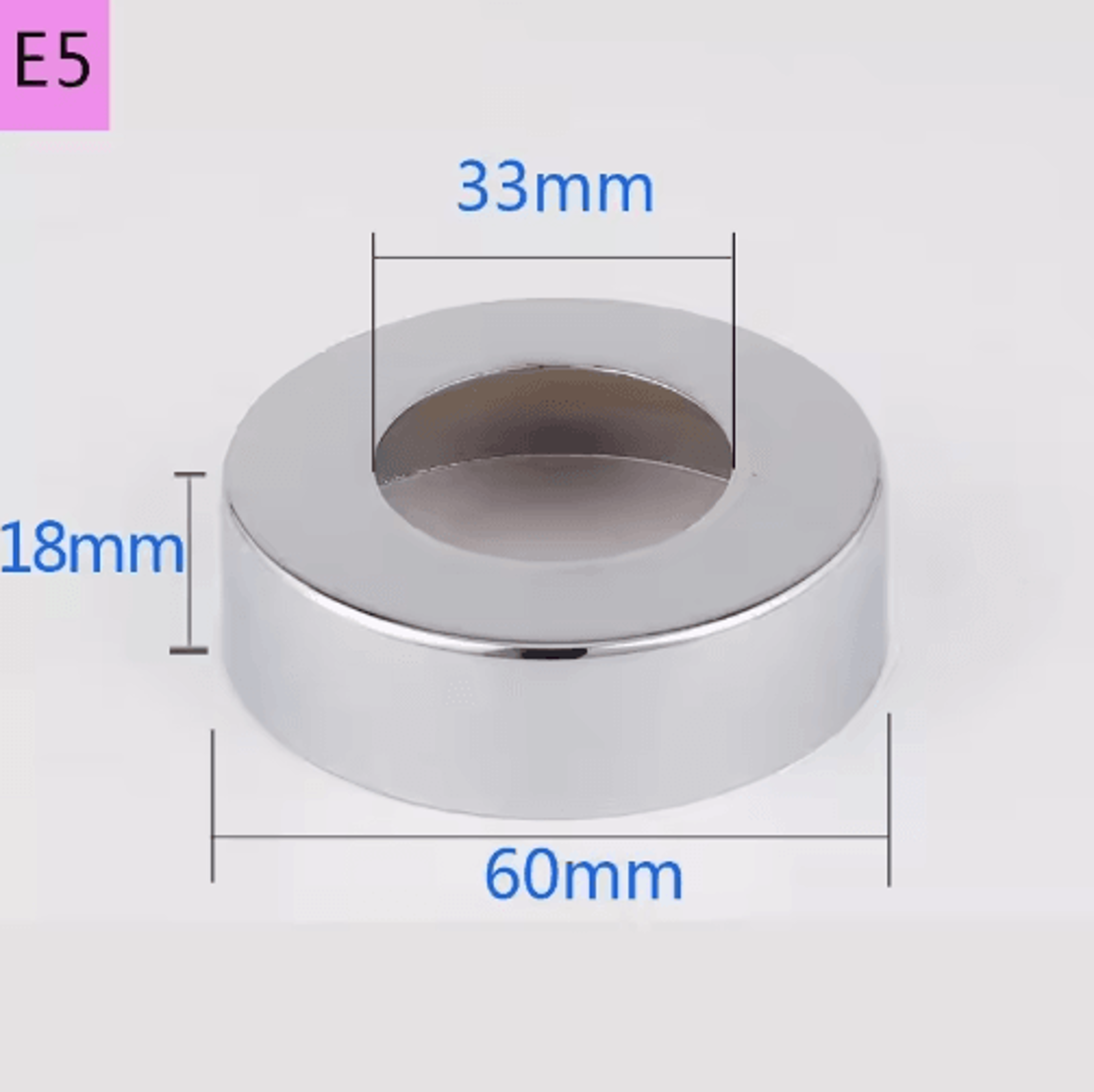 2PCS Stainless Steel Faucet Pipe Connectors  Heightened Decorative Valve Covers 16