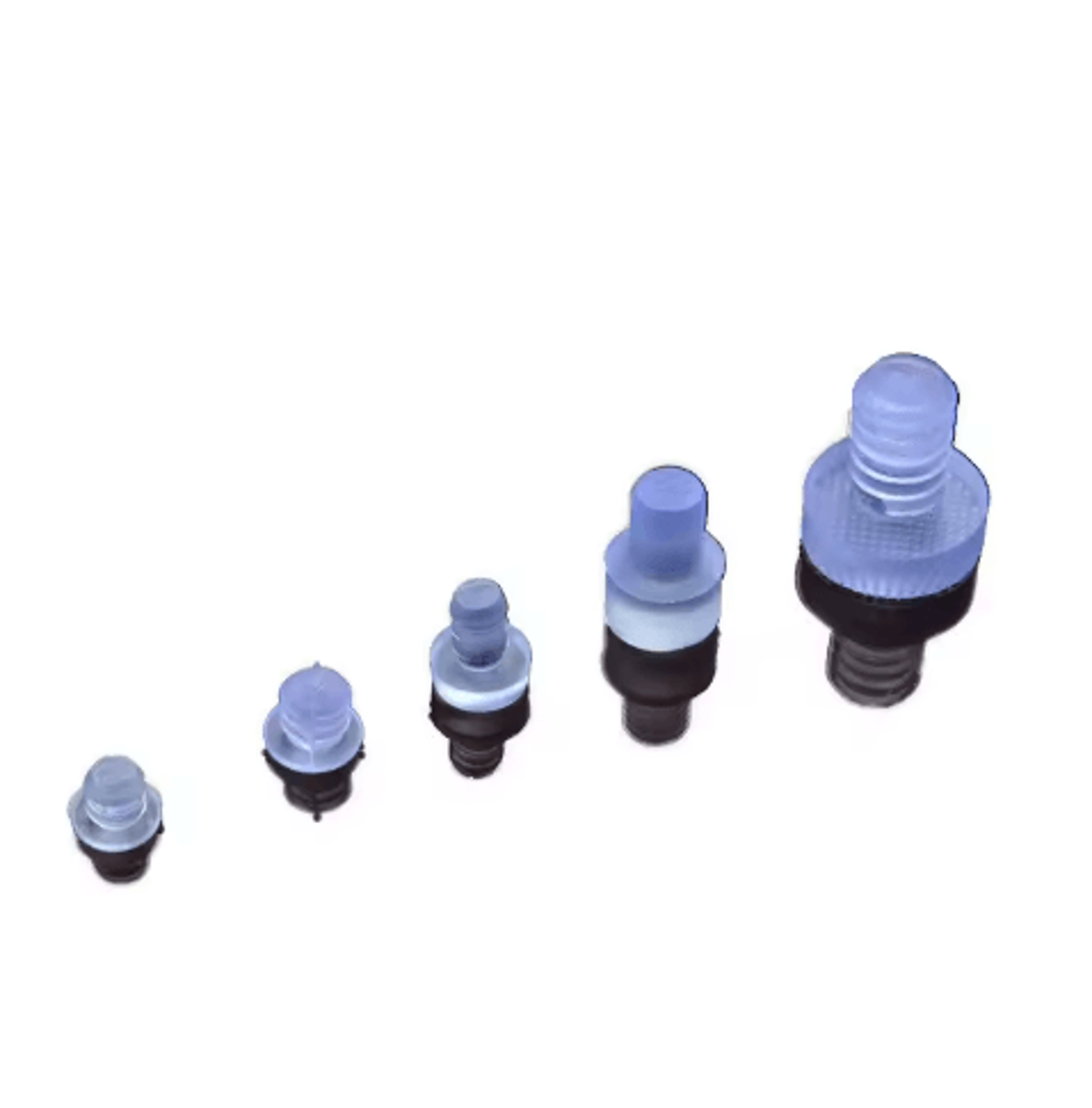 20PCS Transparent Rubber Cabinet Bumpers  AntiCollision Hole Plugs 6