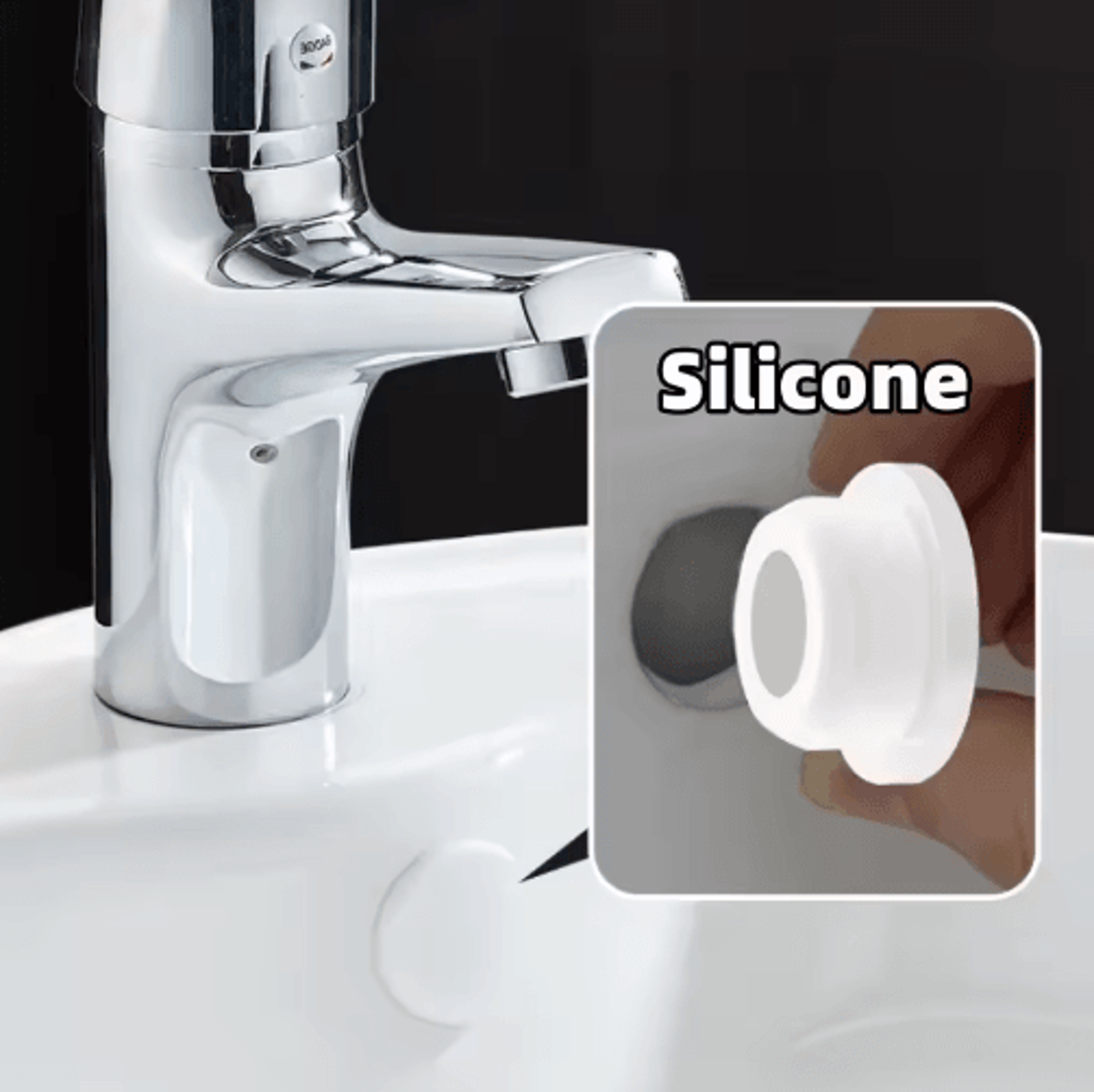 wash basin overflow ring – sink & bathtub hole cover insert