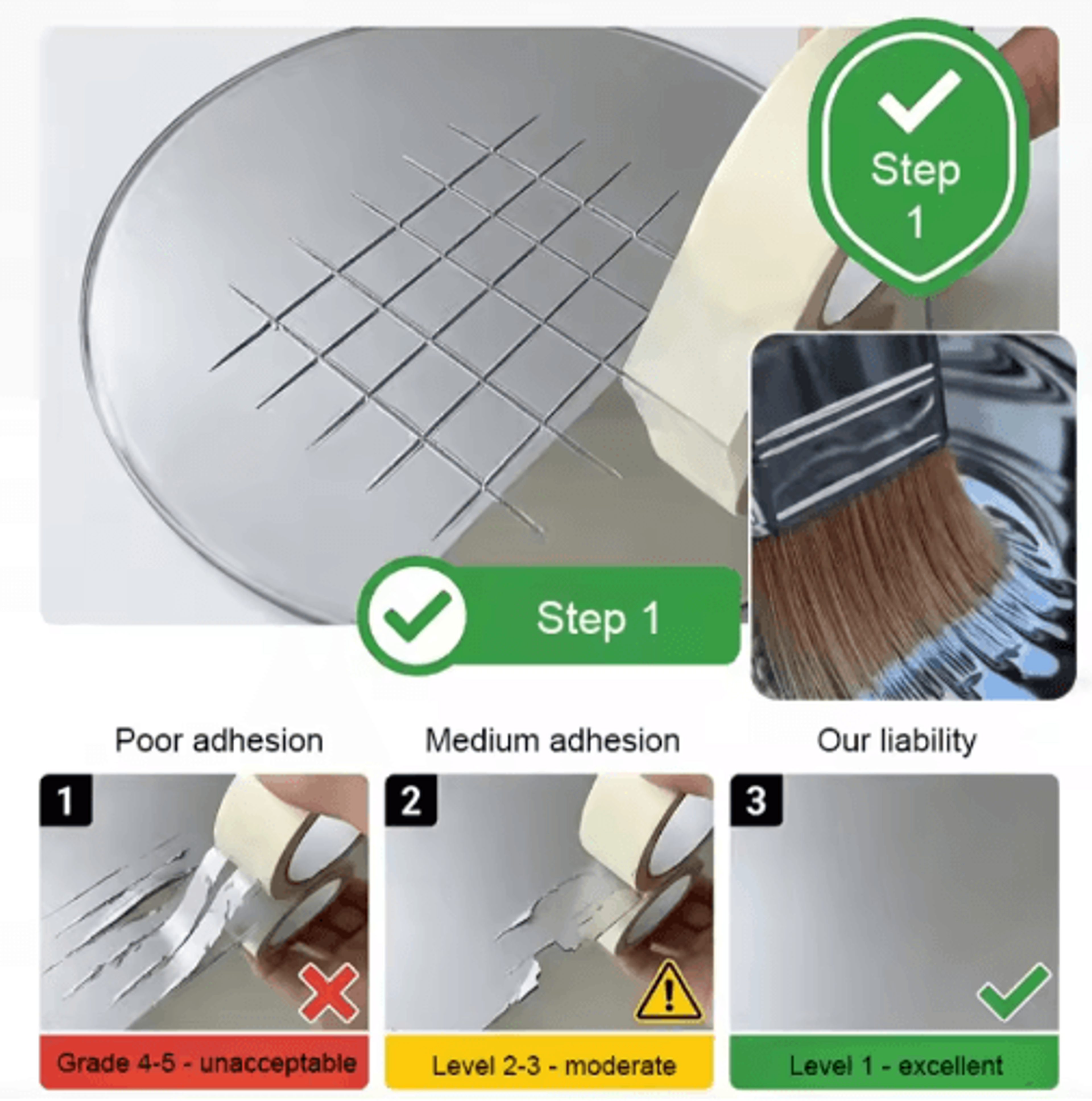 WaterBased Silver Metallic Paint  FastDrying AntiRust Metal Coating 4