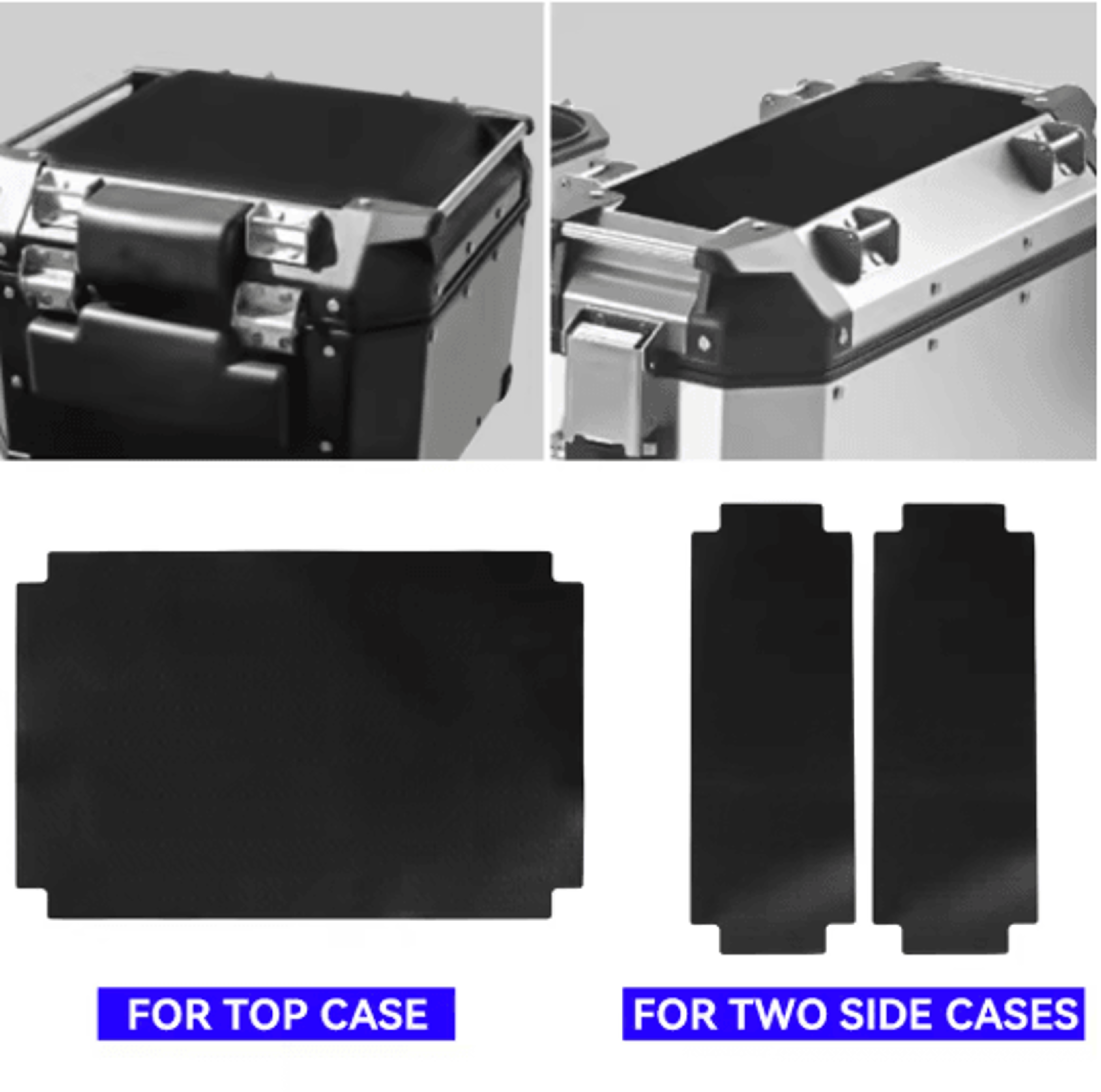 motorcycle side case protective pads for tiger 800xc givi trekker 37l