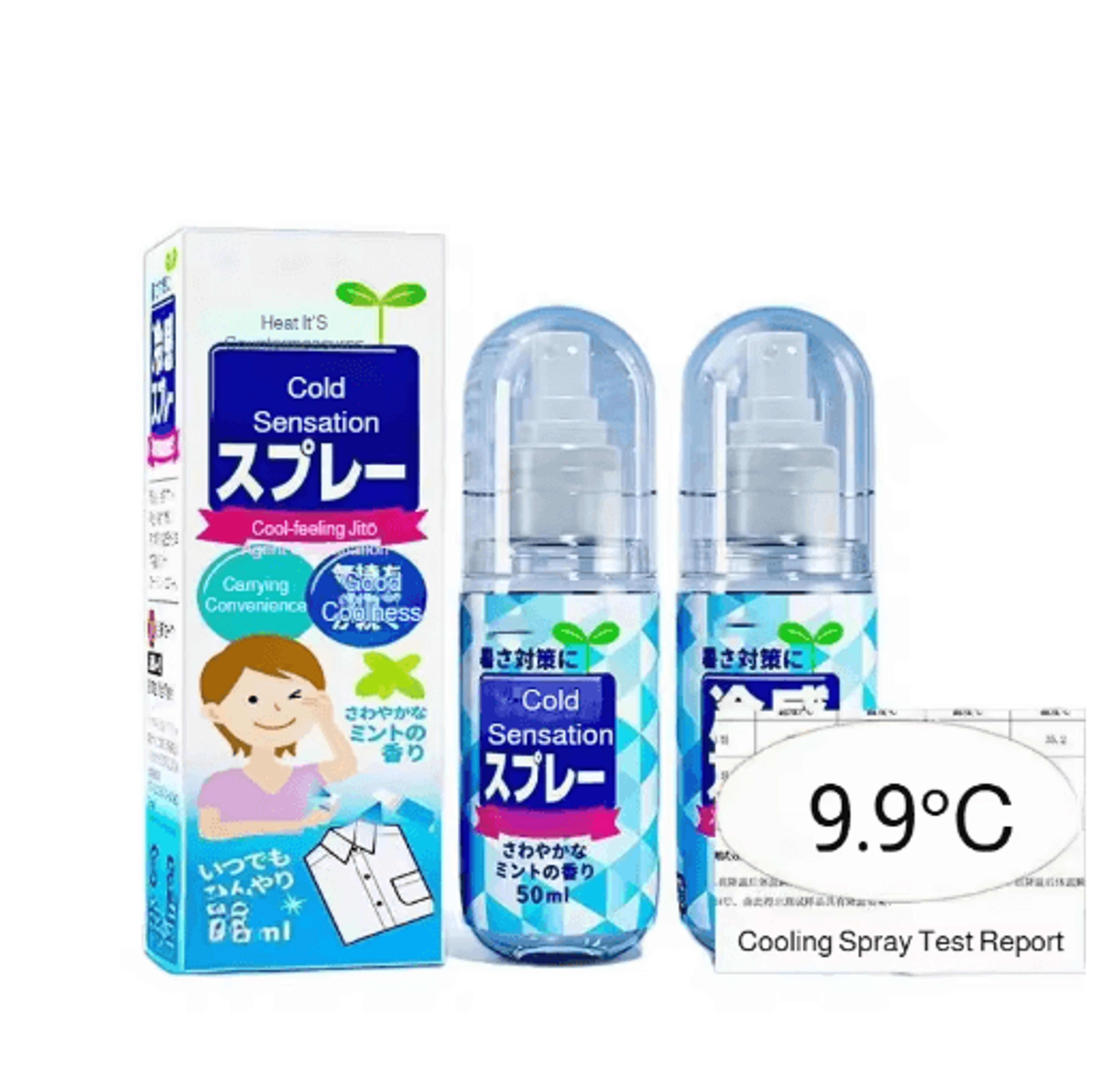 Portable Instant Cooling Spray For Clothes And Hats 5