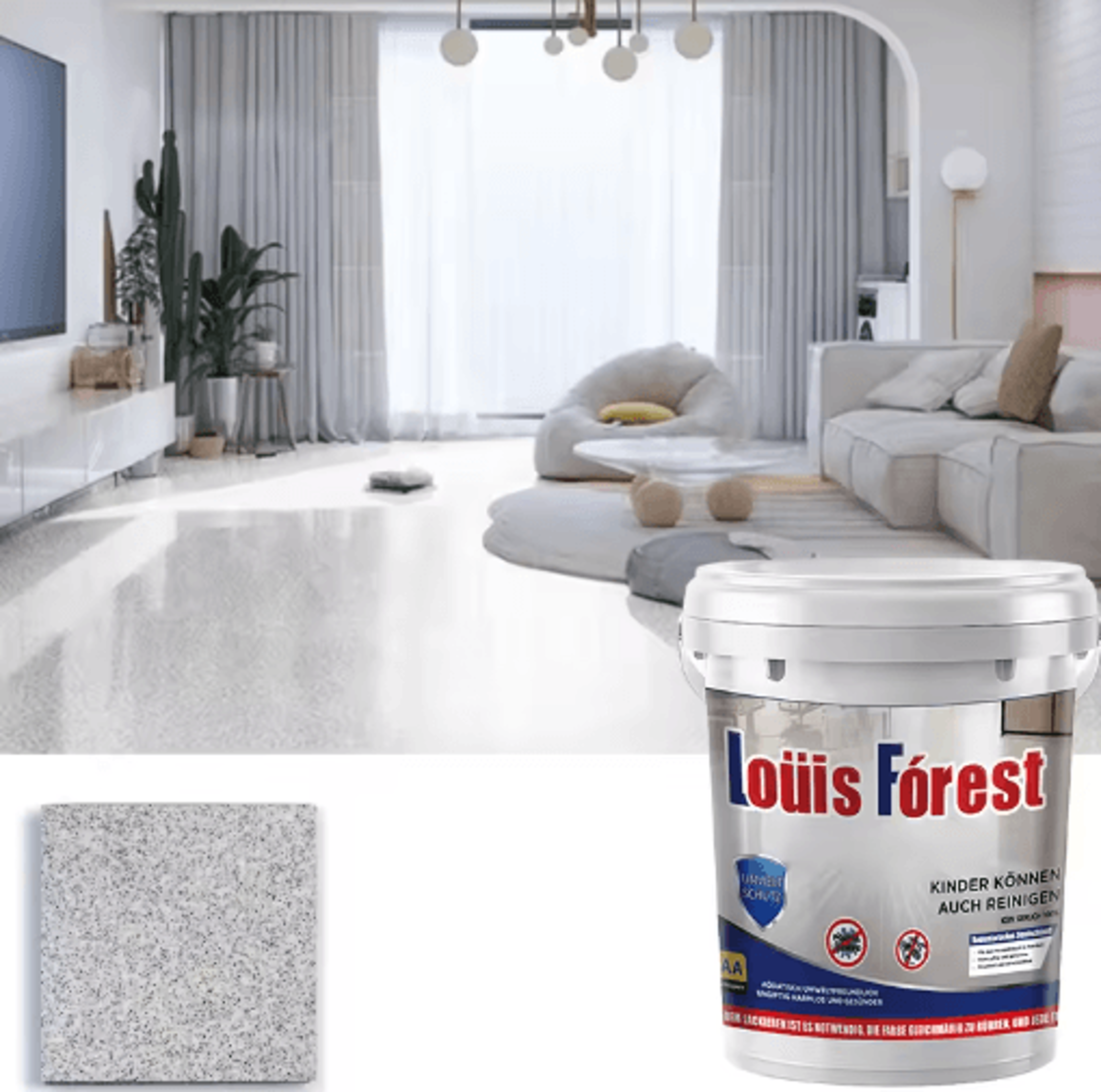 SelfLeveling Epoxy Floor Paint For Concrete And Garage Floors 22