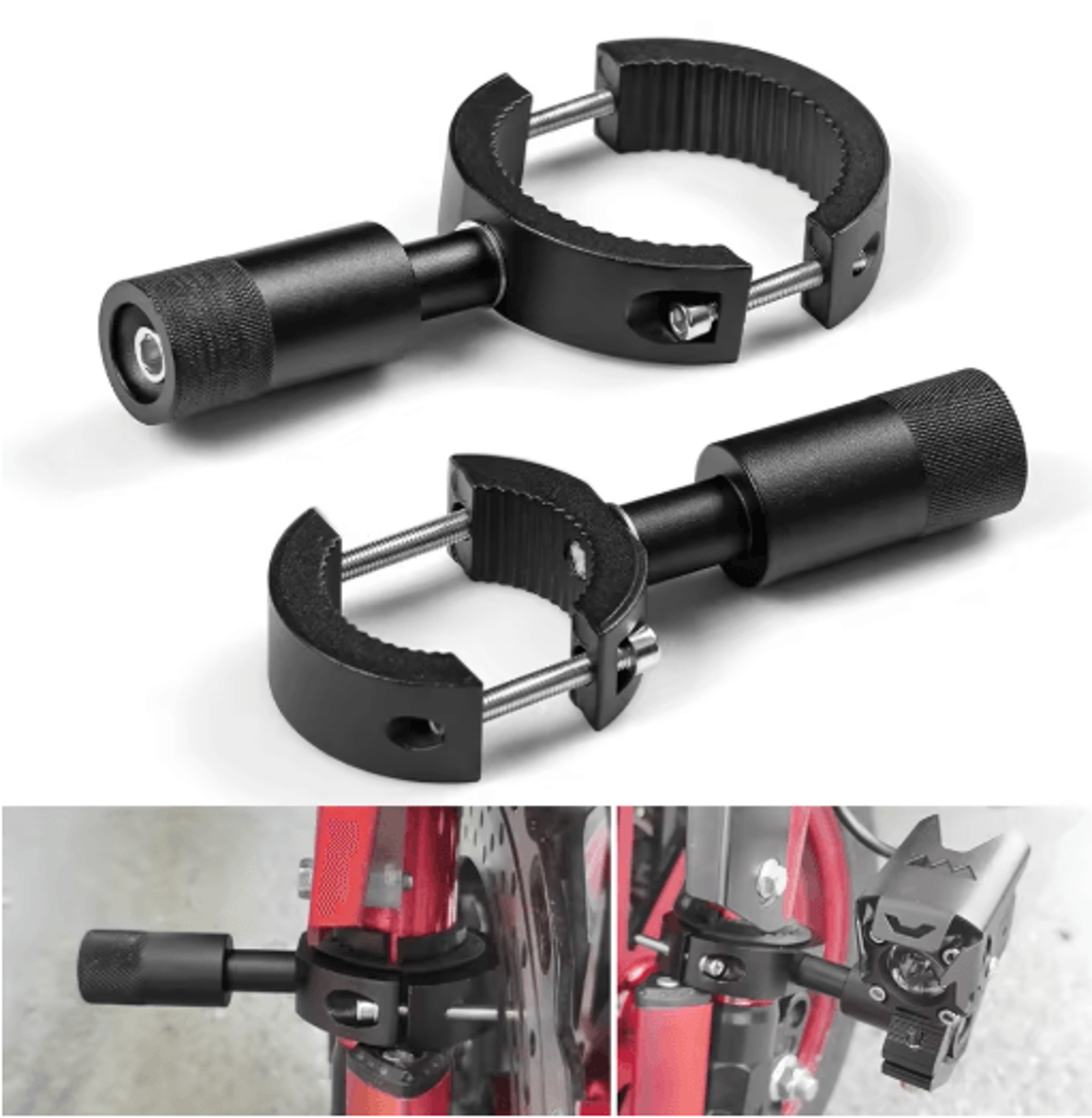 universal motorcycle spotlight holder and auxiliary fog light bracket