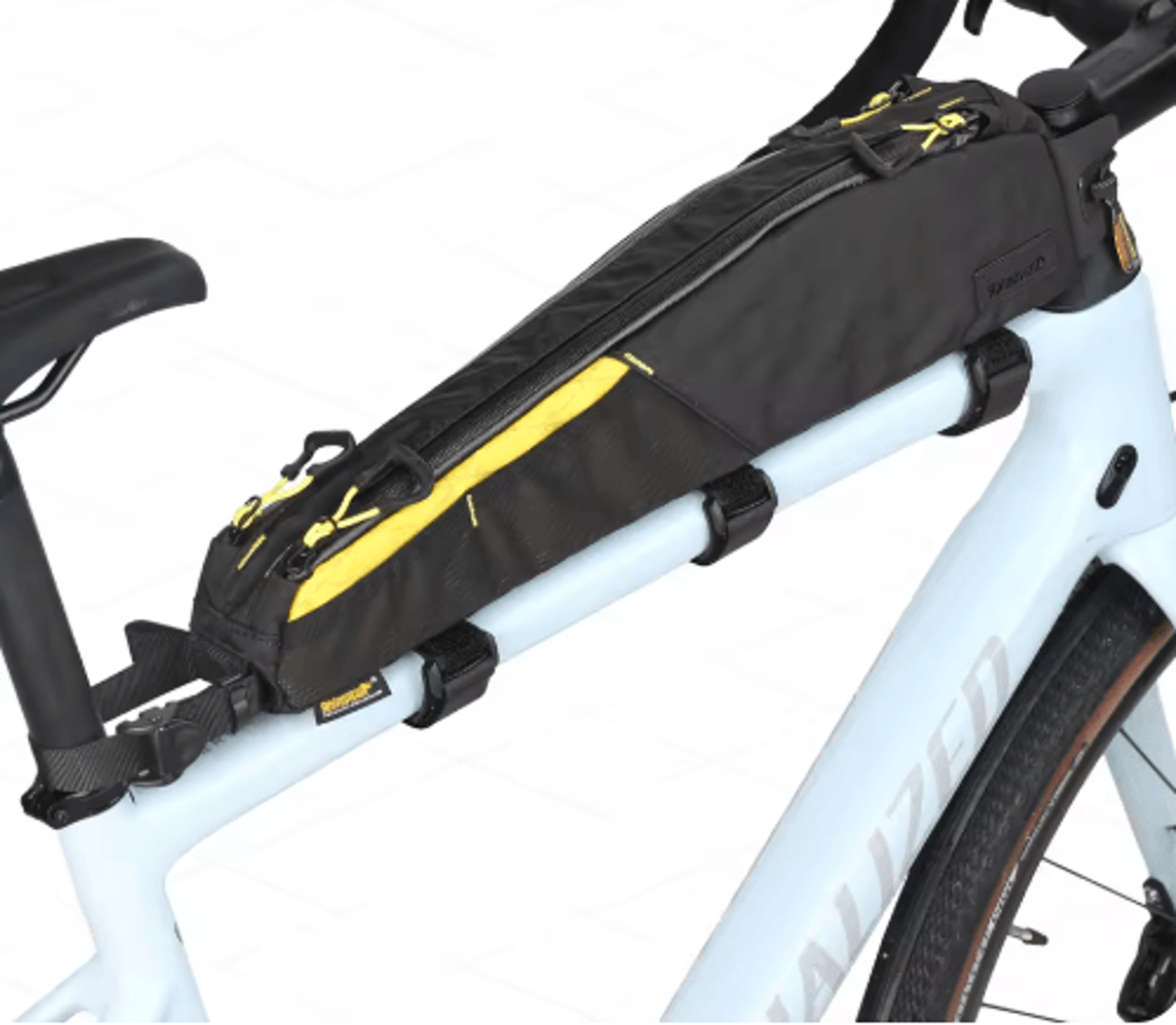 extra long bike top tube bag for mtb and road bikes