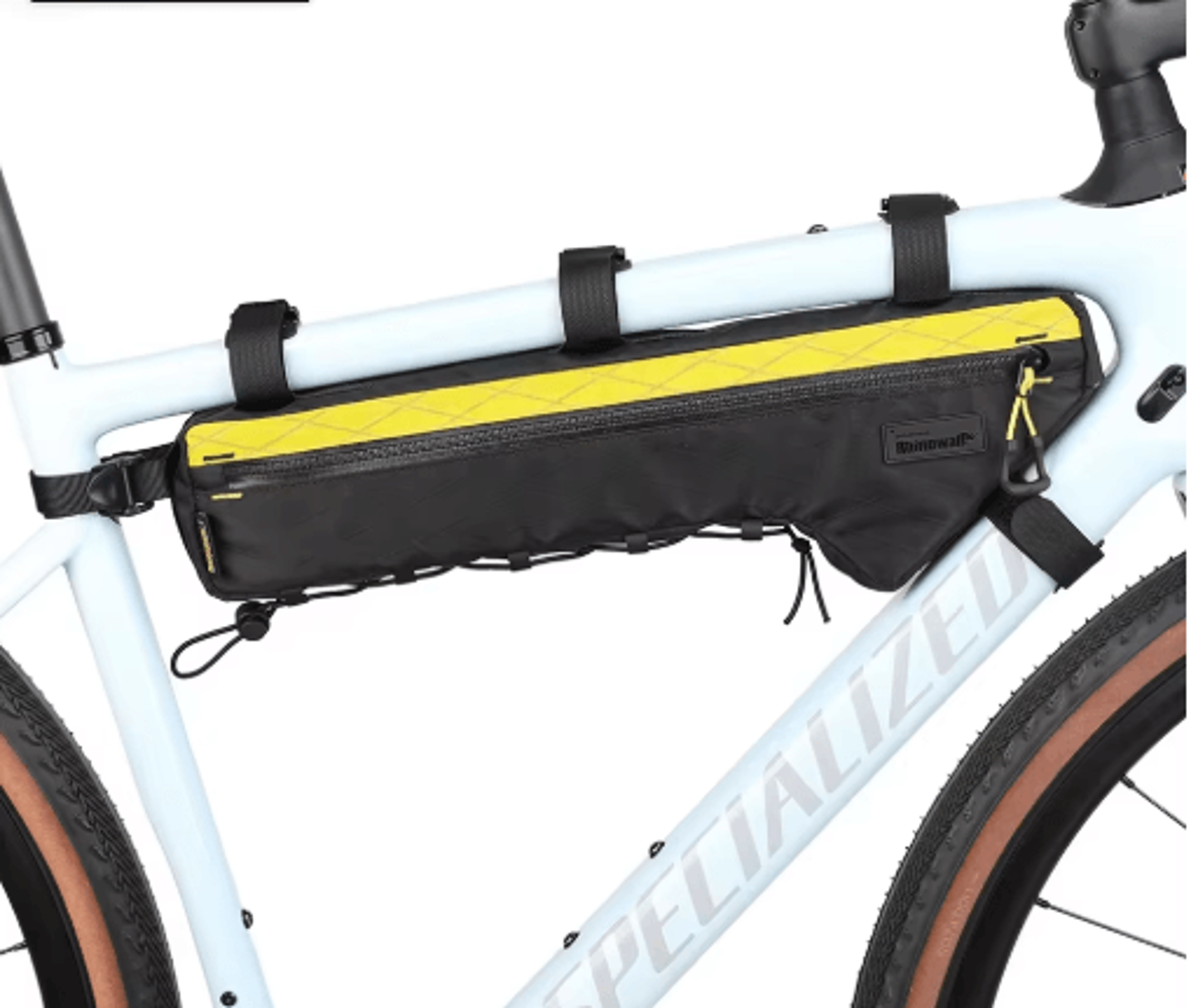 water-resistant bike frame bag for mtb road and gravel bikes