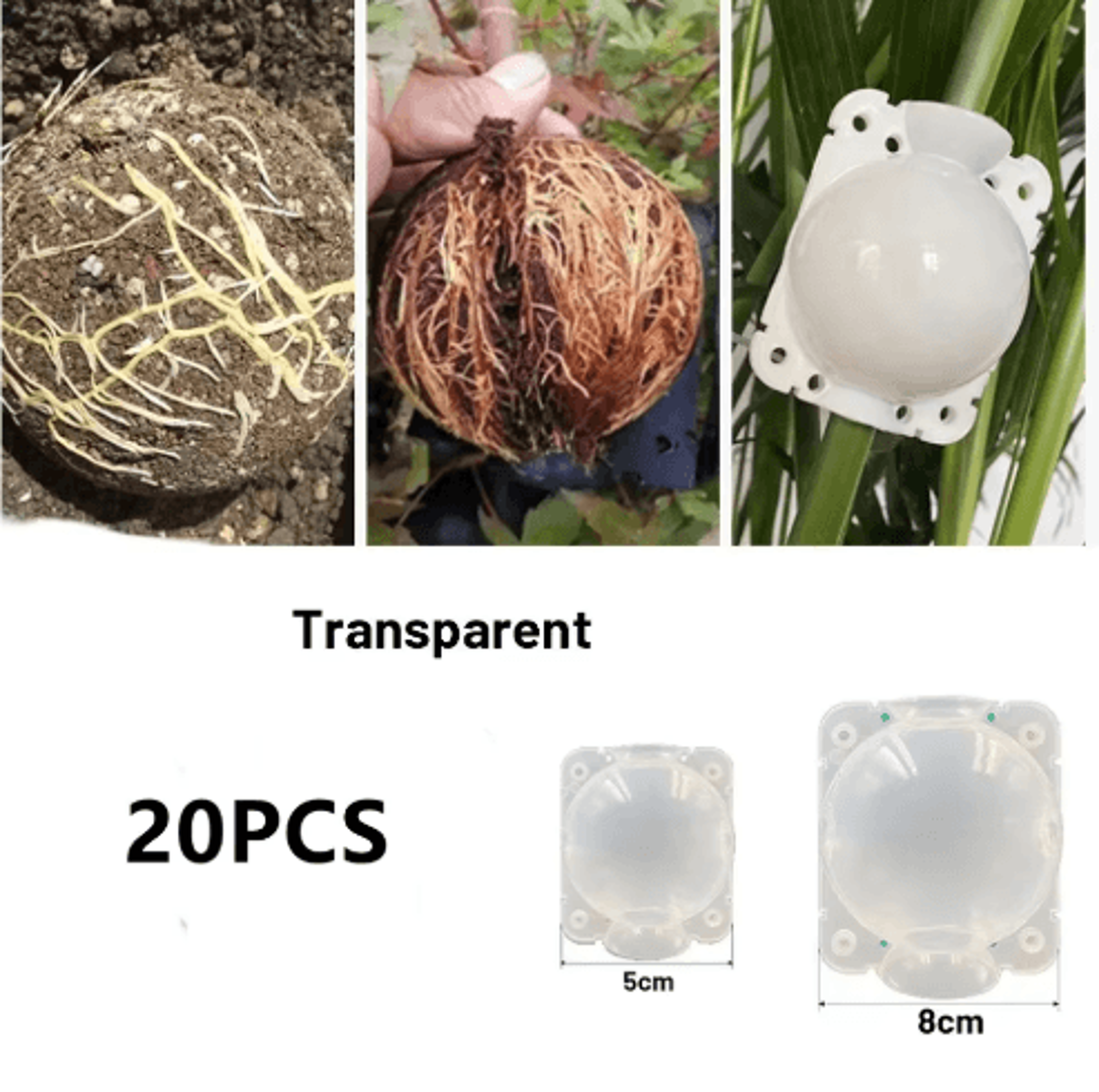 Reusable Plant Rooting Balls  5cm8cm Air Layering Propagation Boxes 6