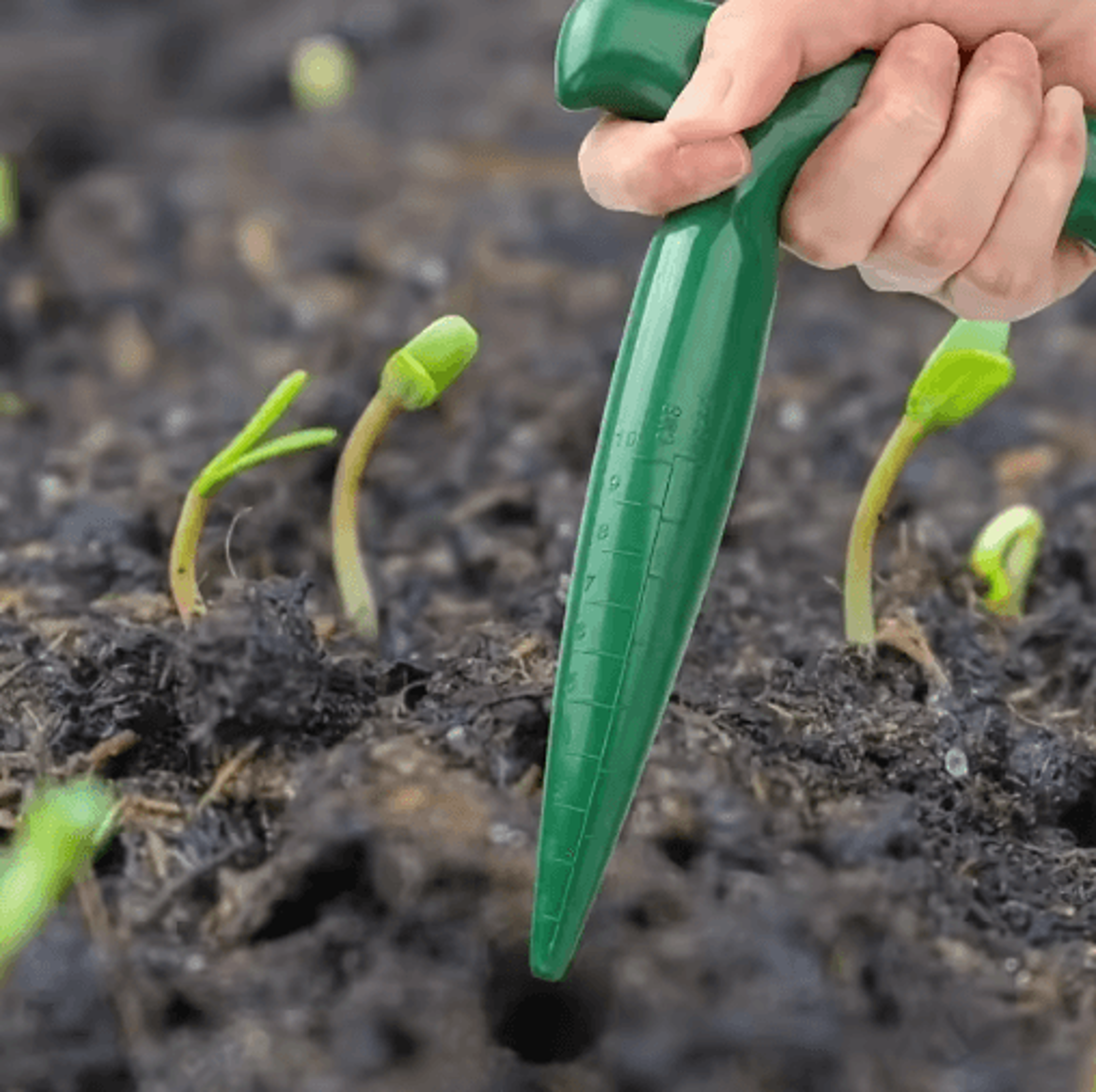 handheld garden hole puncher – seed planting & digging tool