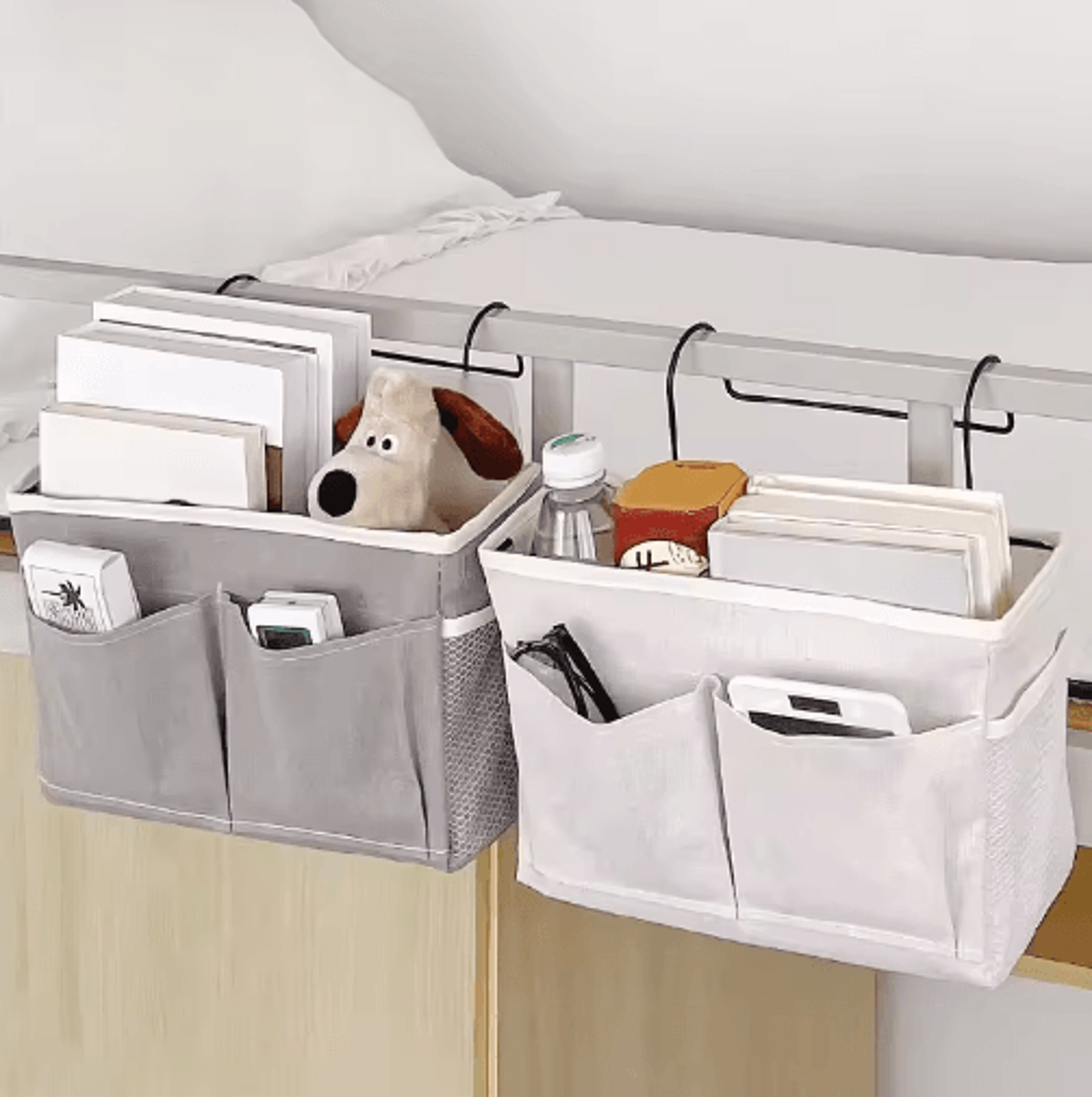 bedside hanging storage bag – multifunctional sofa organizer