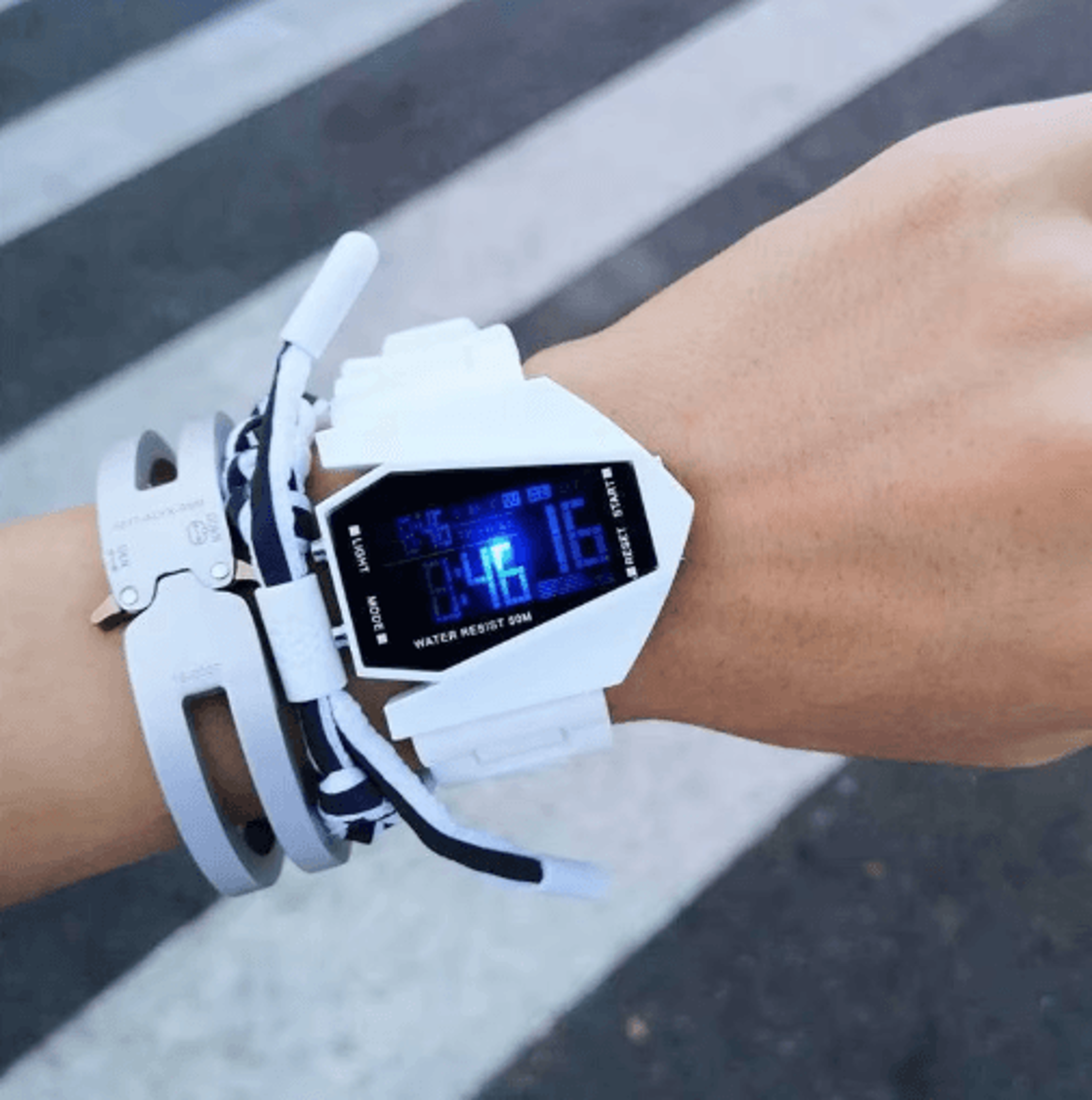 multifunctional aircraft digital watch – sports wristwatch for boys & girls