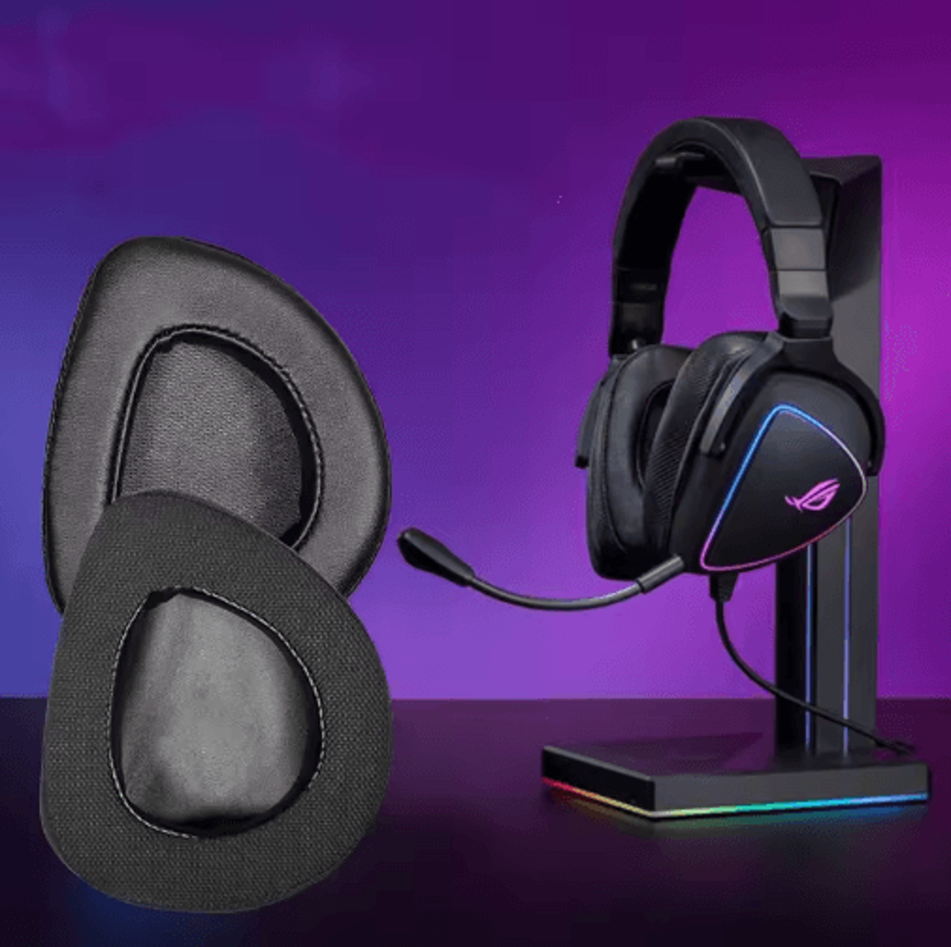 replacement ear pads for asus rog delta & prism gaming headsets