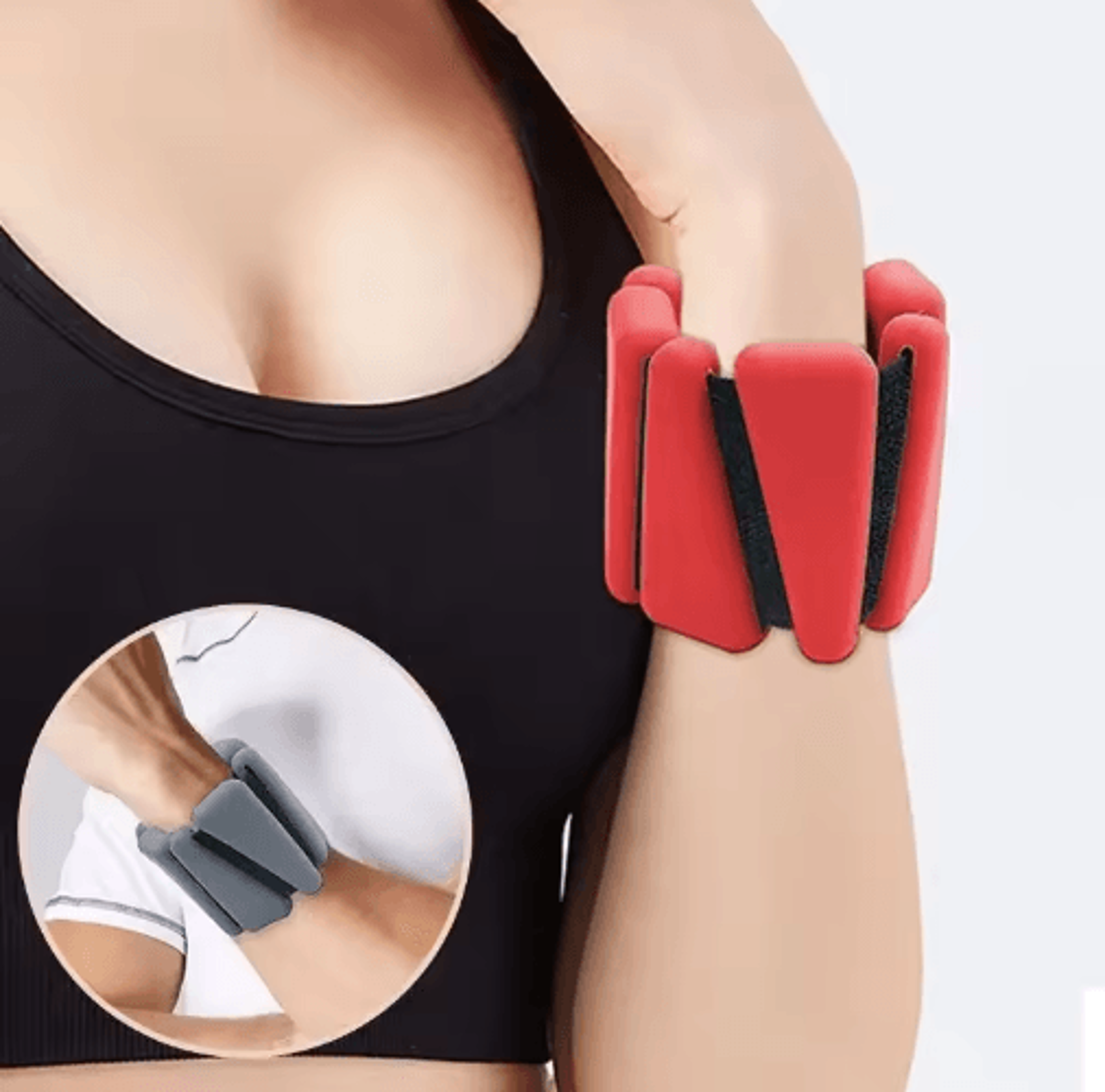 Adjustable Silicone Wrist  Ankle Weights  12 Lb Fitness Bracelets 9