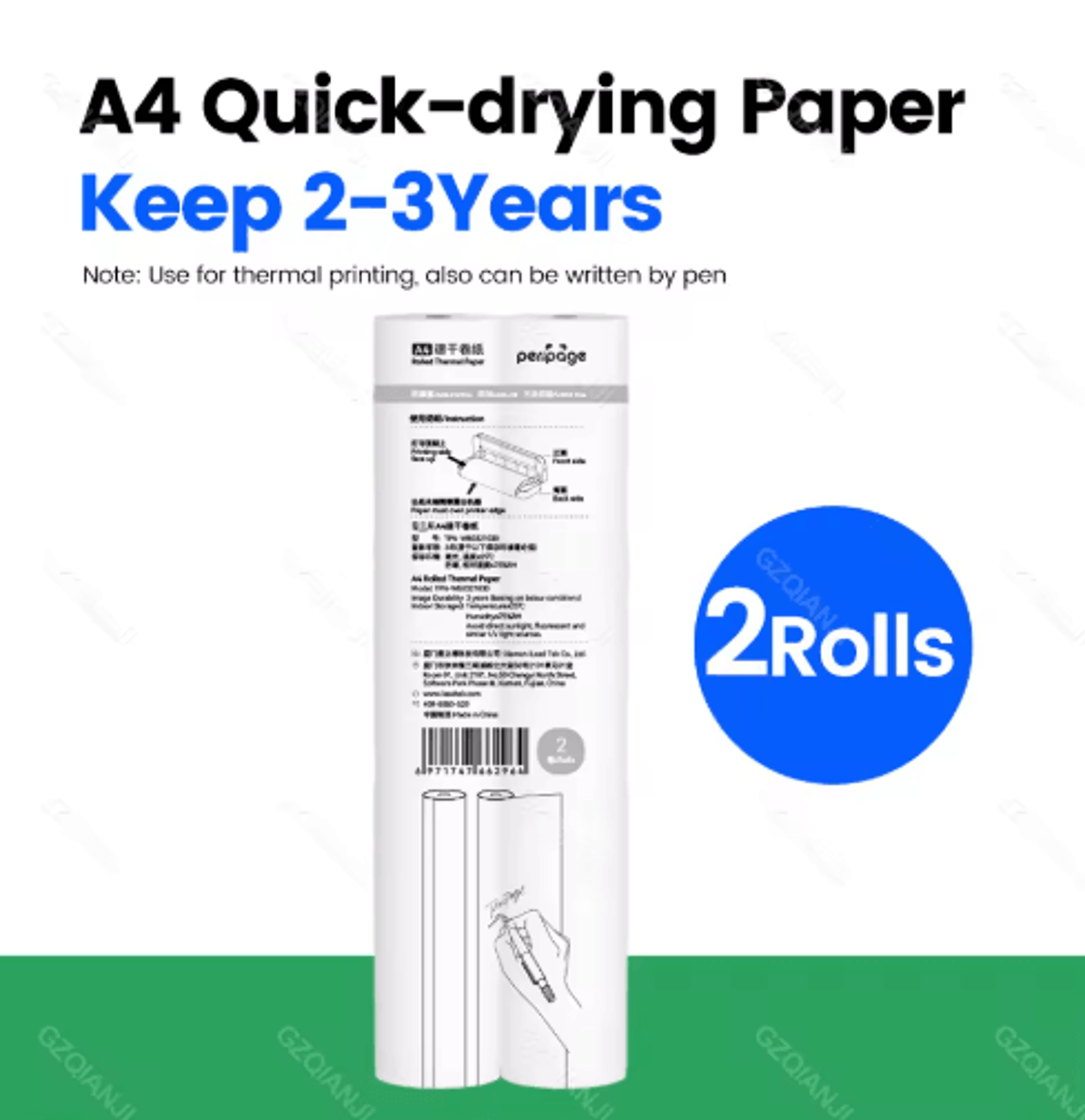 A4 Thermal Printer Paper For A40  QuickDry LongLasting Continuous  Folded Paper 7