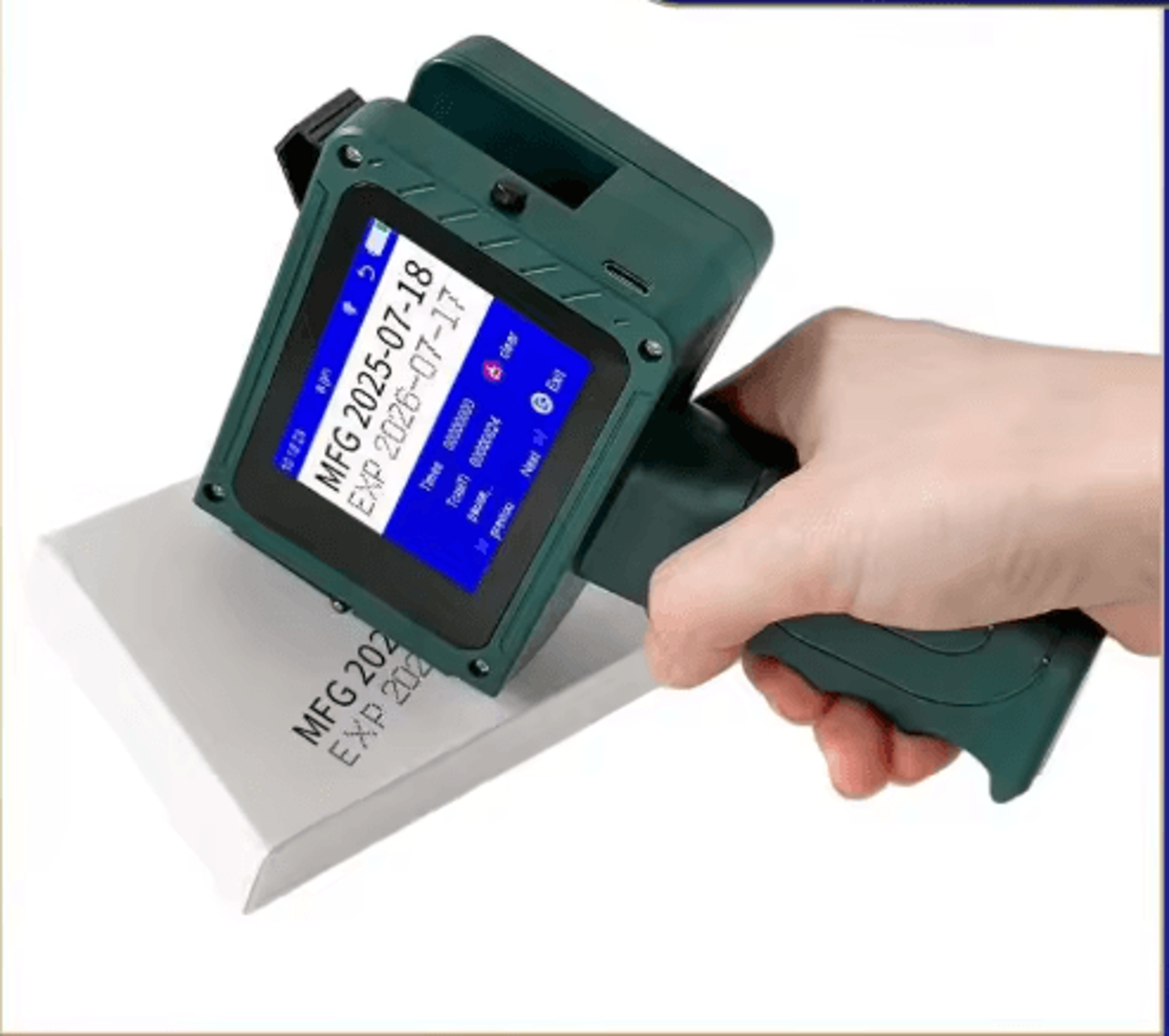 portable handheld inkjet printer – qr code, barcode, logo & date coding machine