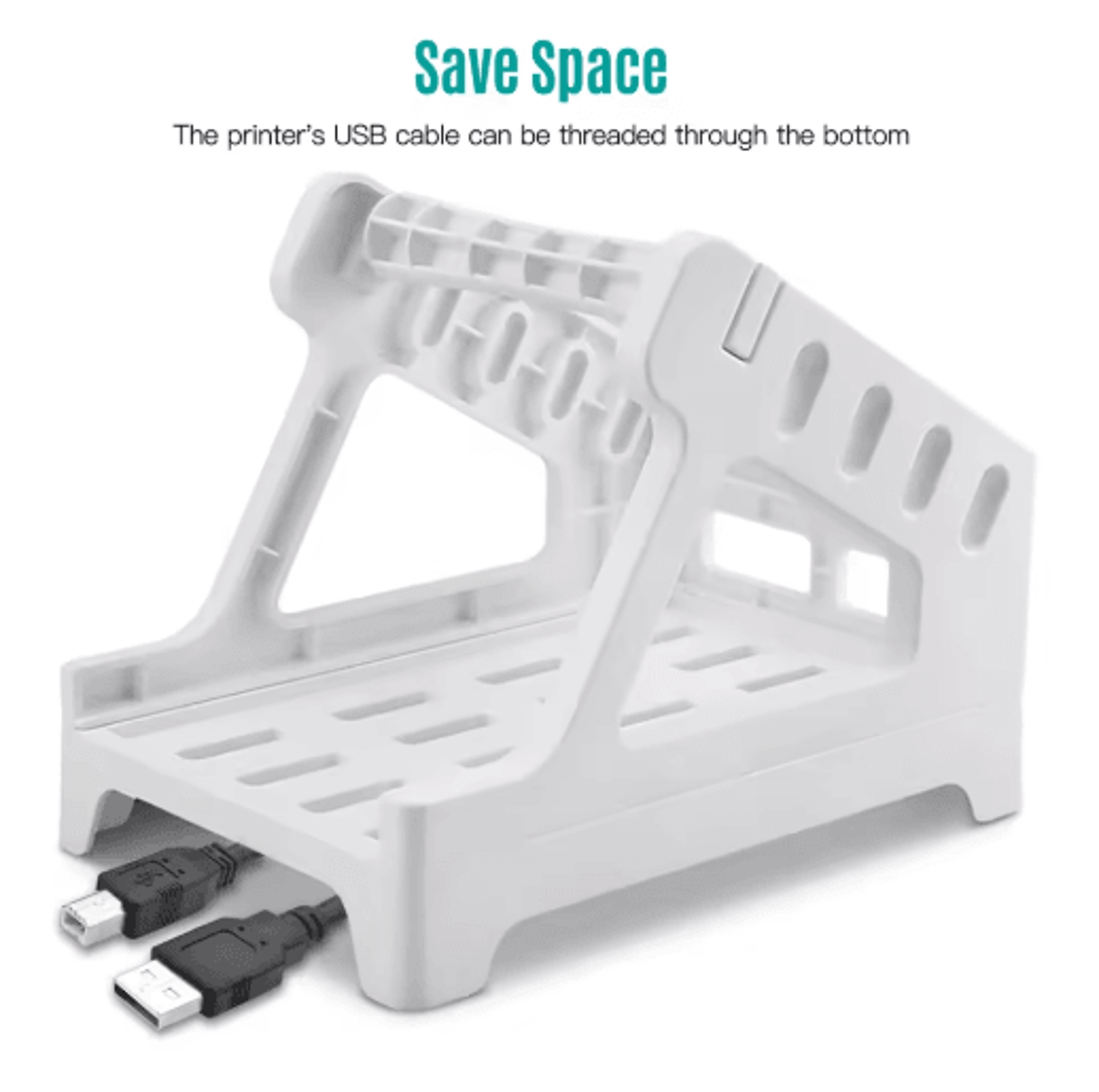 2in1 Shipping Label Holder  Desktop Dispenser For 4x6 Thermal Label Rolls  Fanfold Labels 4
