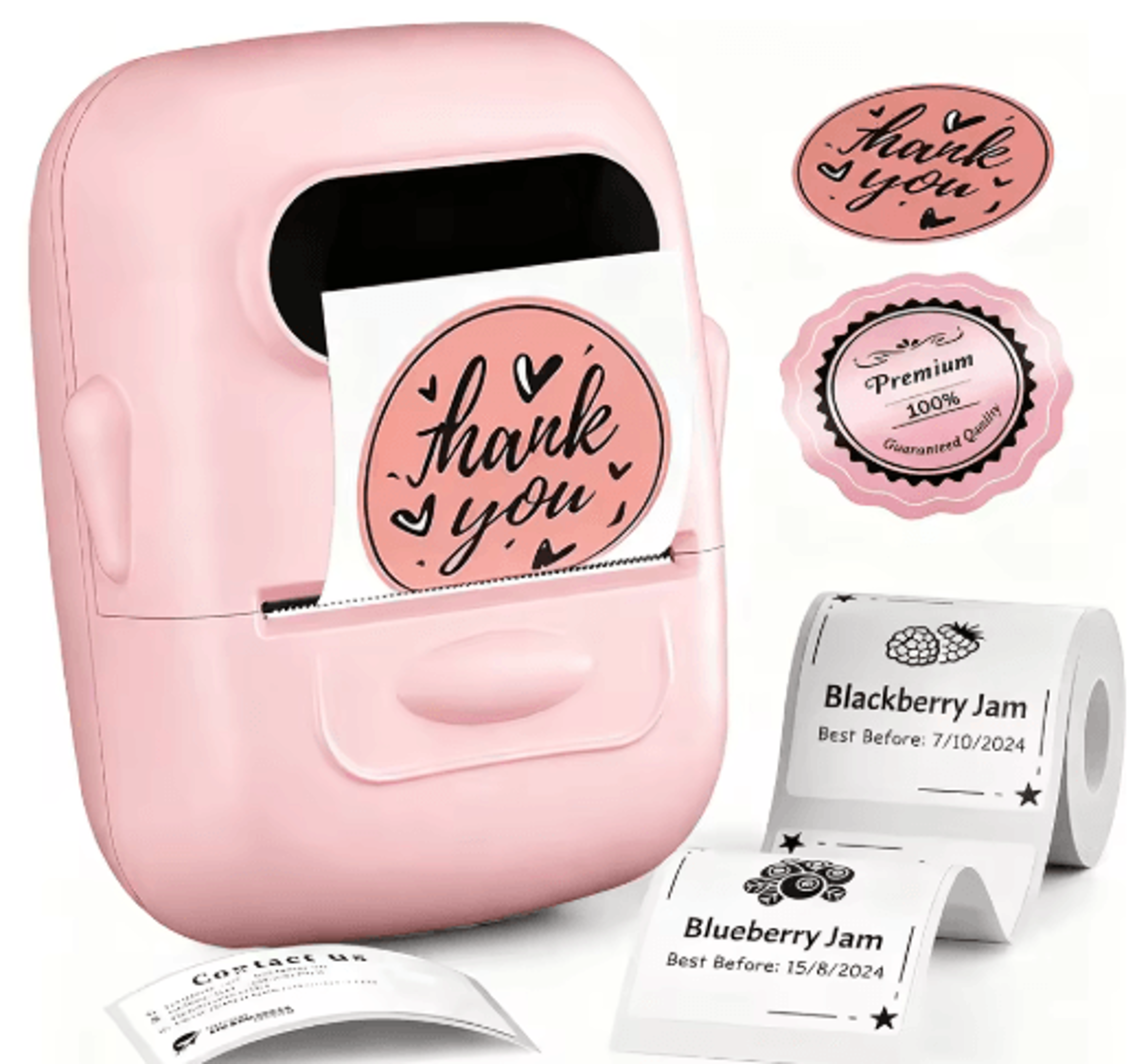 p50 bluetooth thermal label printer – portable waterproof sticker maker