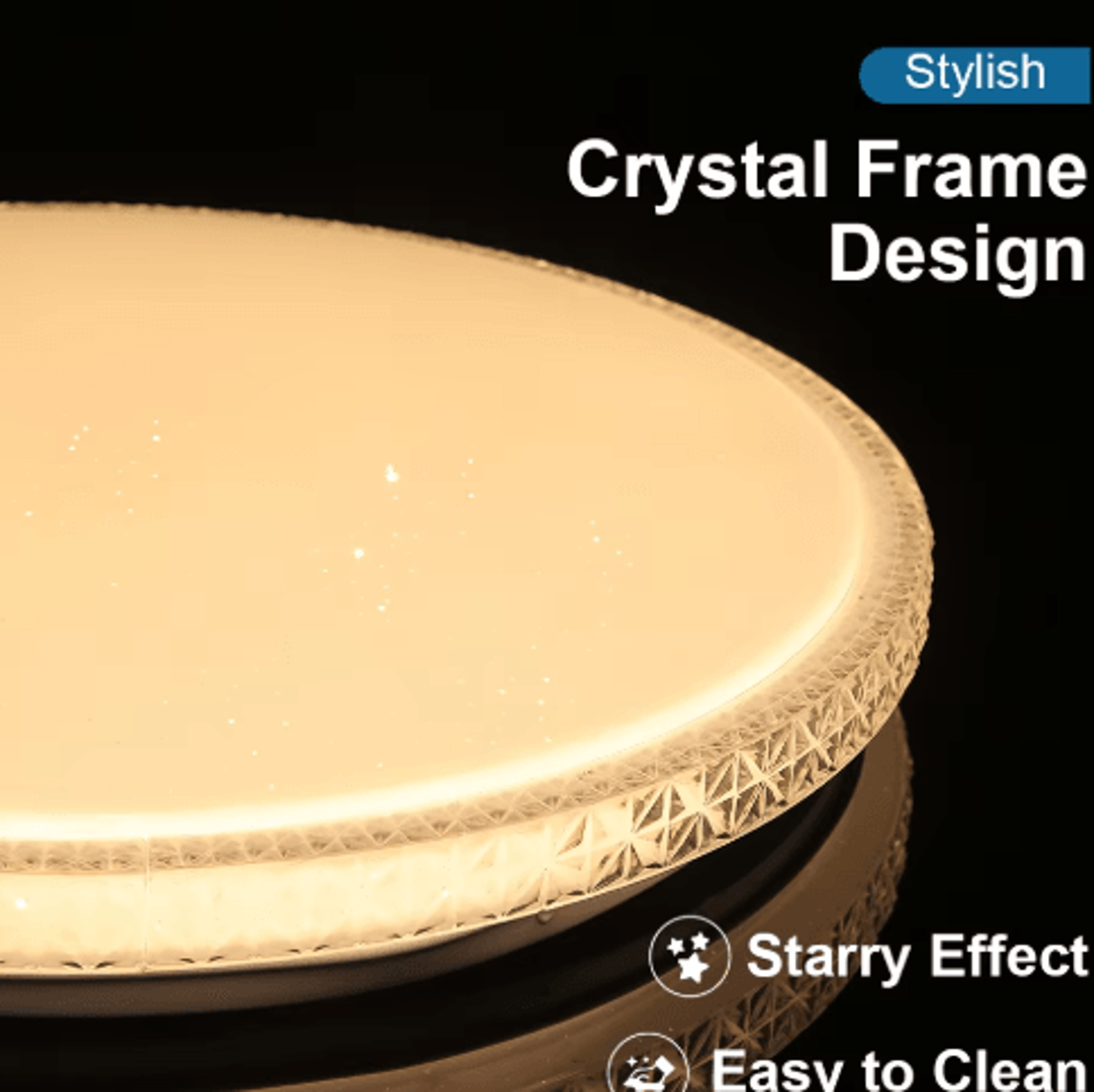 50W70W UltraThin LED Ceiling Light  Waterproof Round Panel Lamp For Home 5