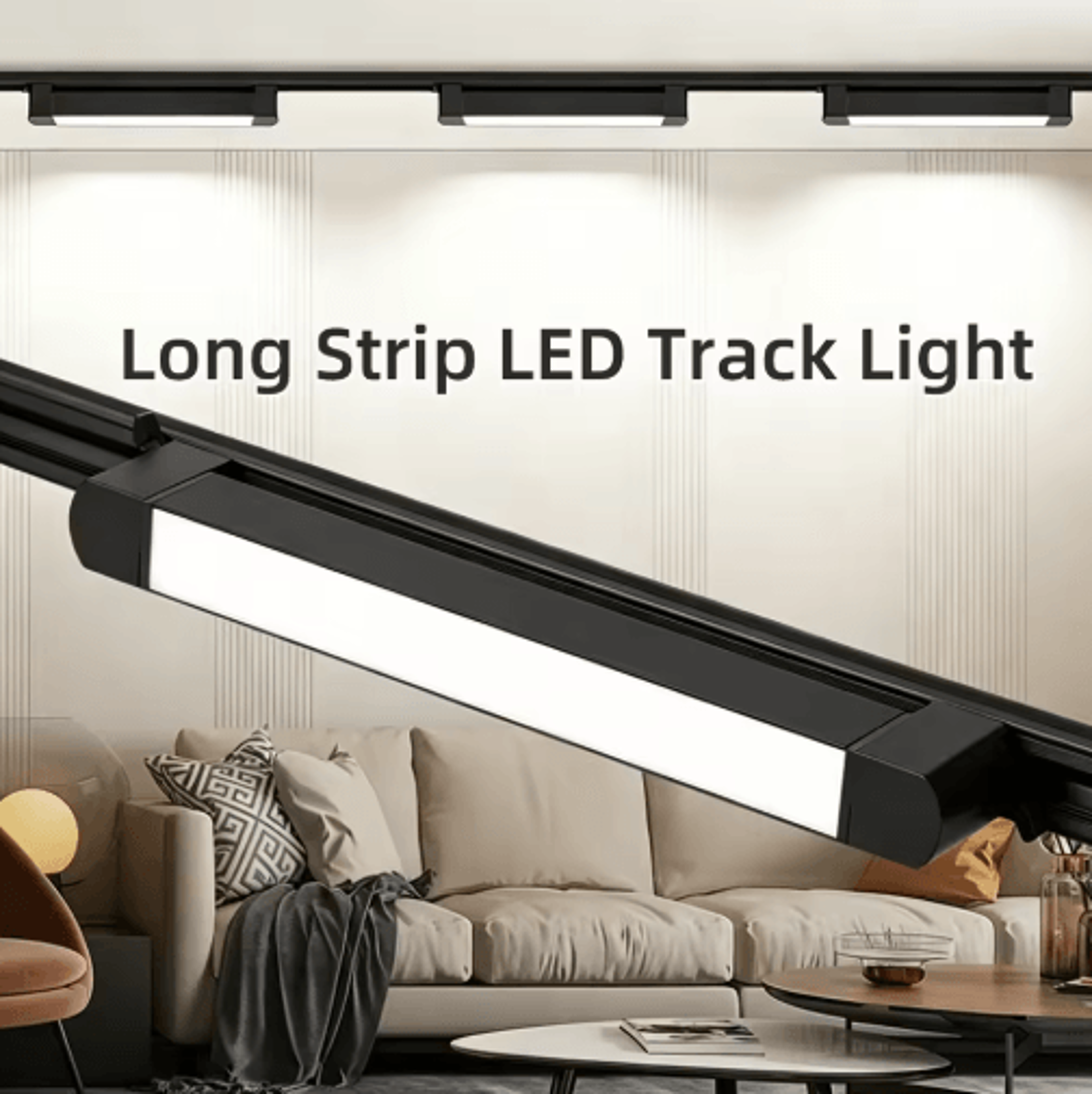 10w/20w/30w cob led track spotlight – modern rail lighting for home & shop