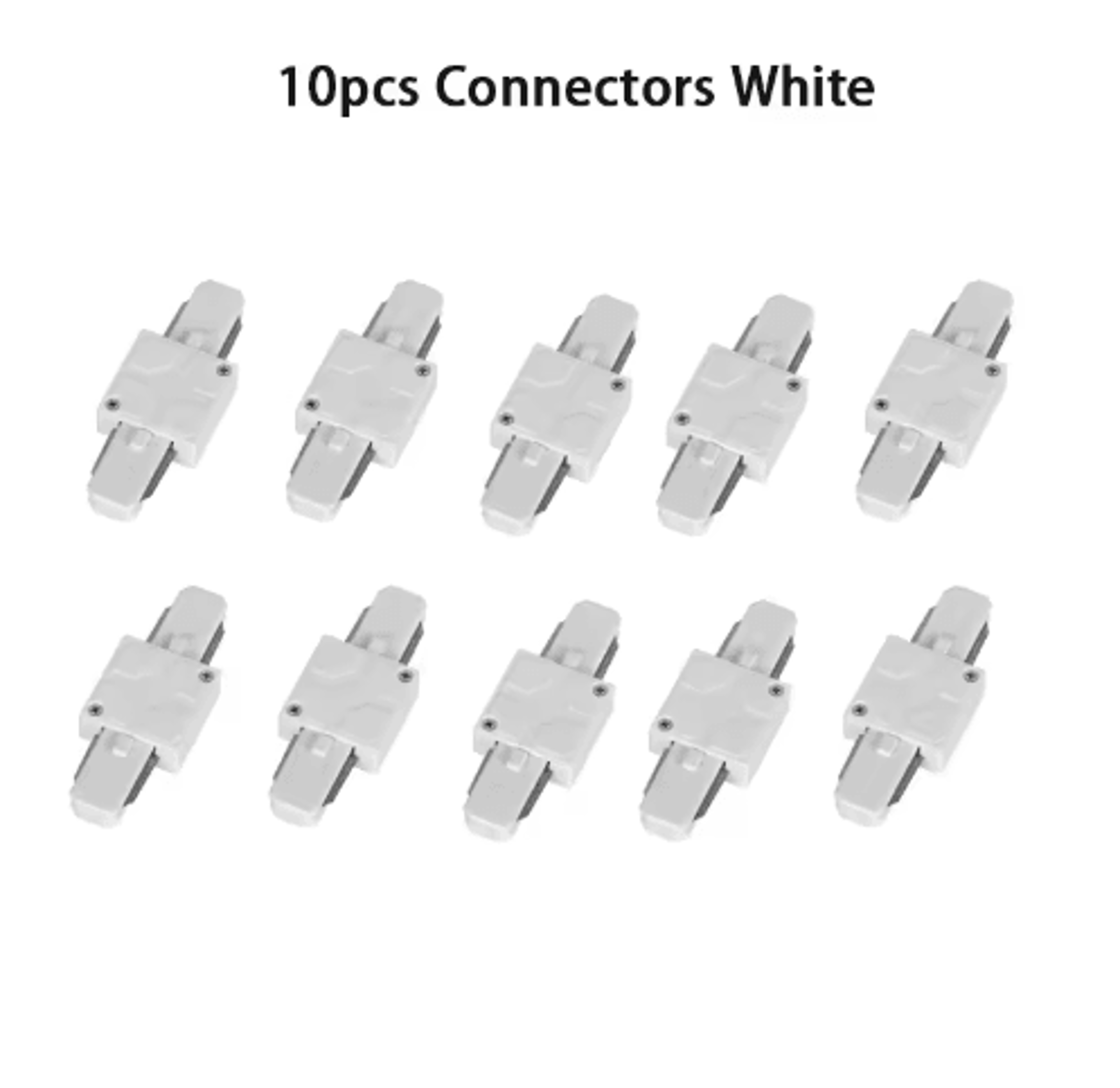 05M To 1M LED Track Rail Kit  Straight  LShaped Connectors For Ceiling Spotlights 10