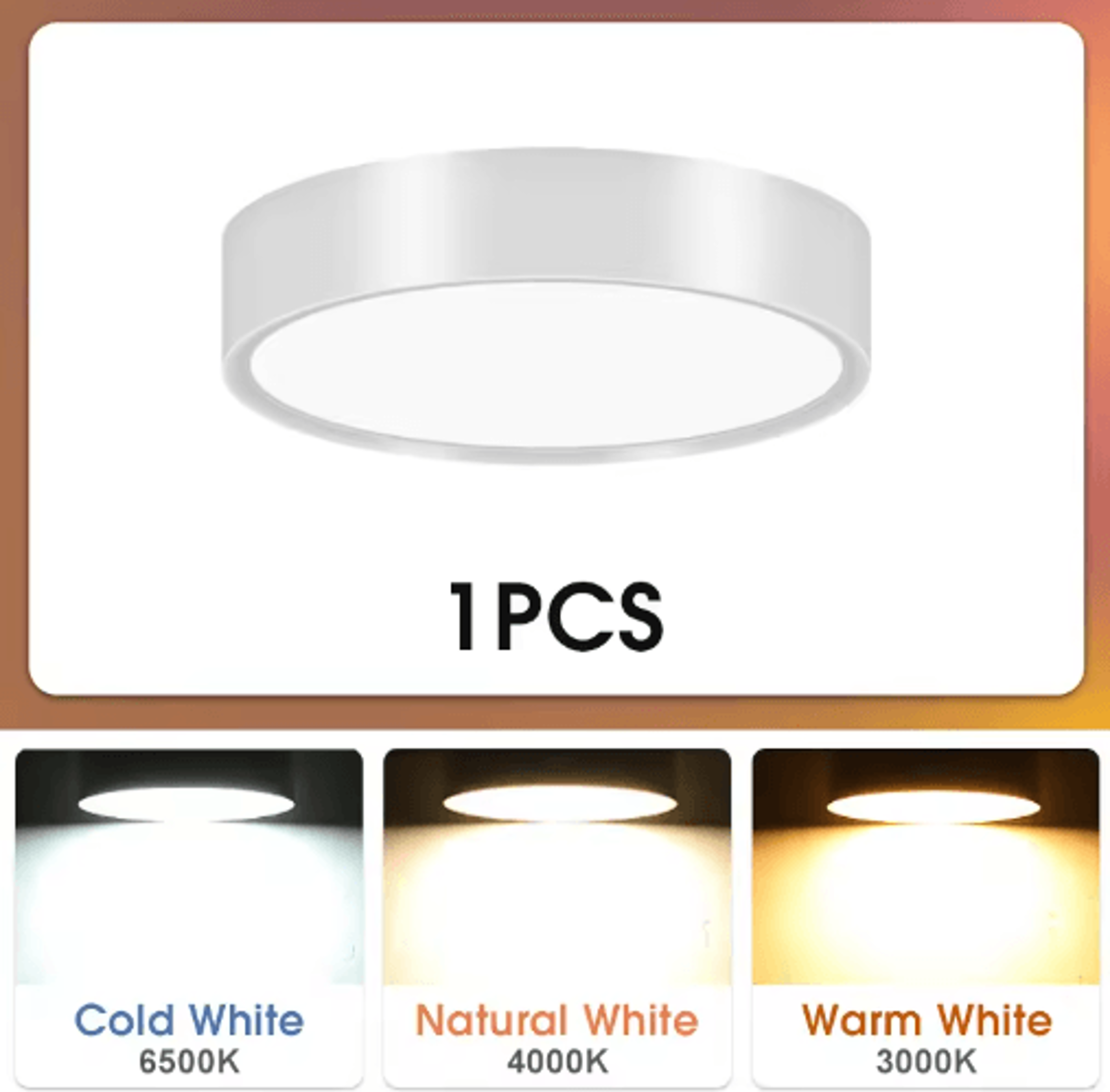 UltraThin Foldable LED Ceiling Downlight  10W15W25W Surface Mount Spotlight 6