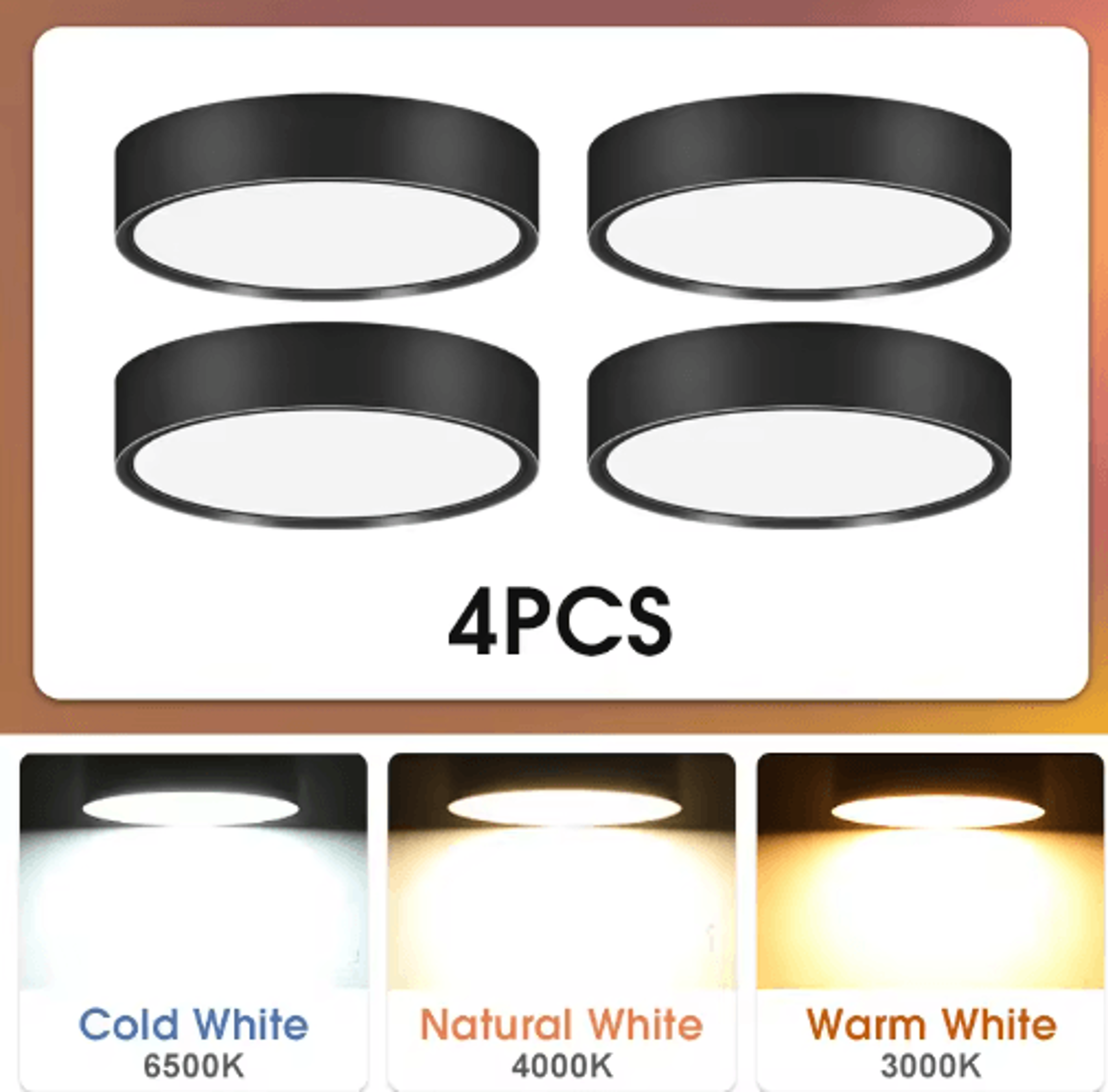 UltraThin Foldable LED Ceiling Downlight  10W15W25W Surface Mount Spotlight 4