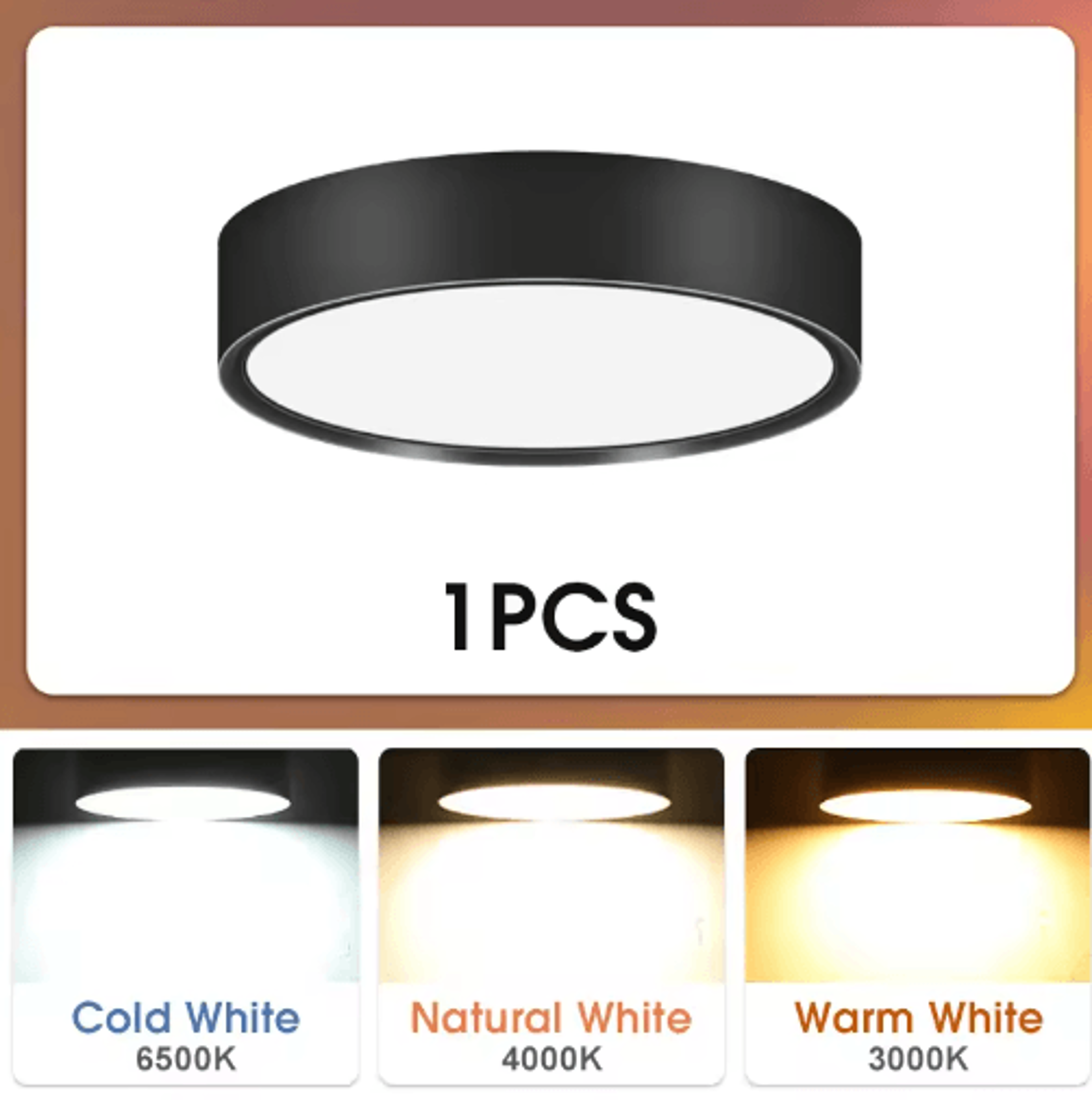 UltraThin Foldable LED Ceiling Downlight  10W15W25W Surface Mount Spotlight 5