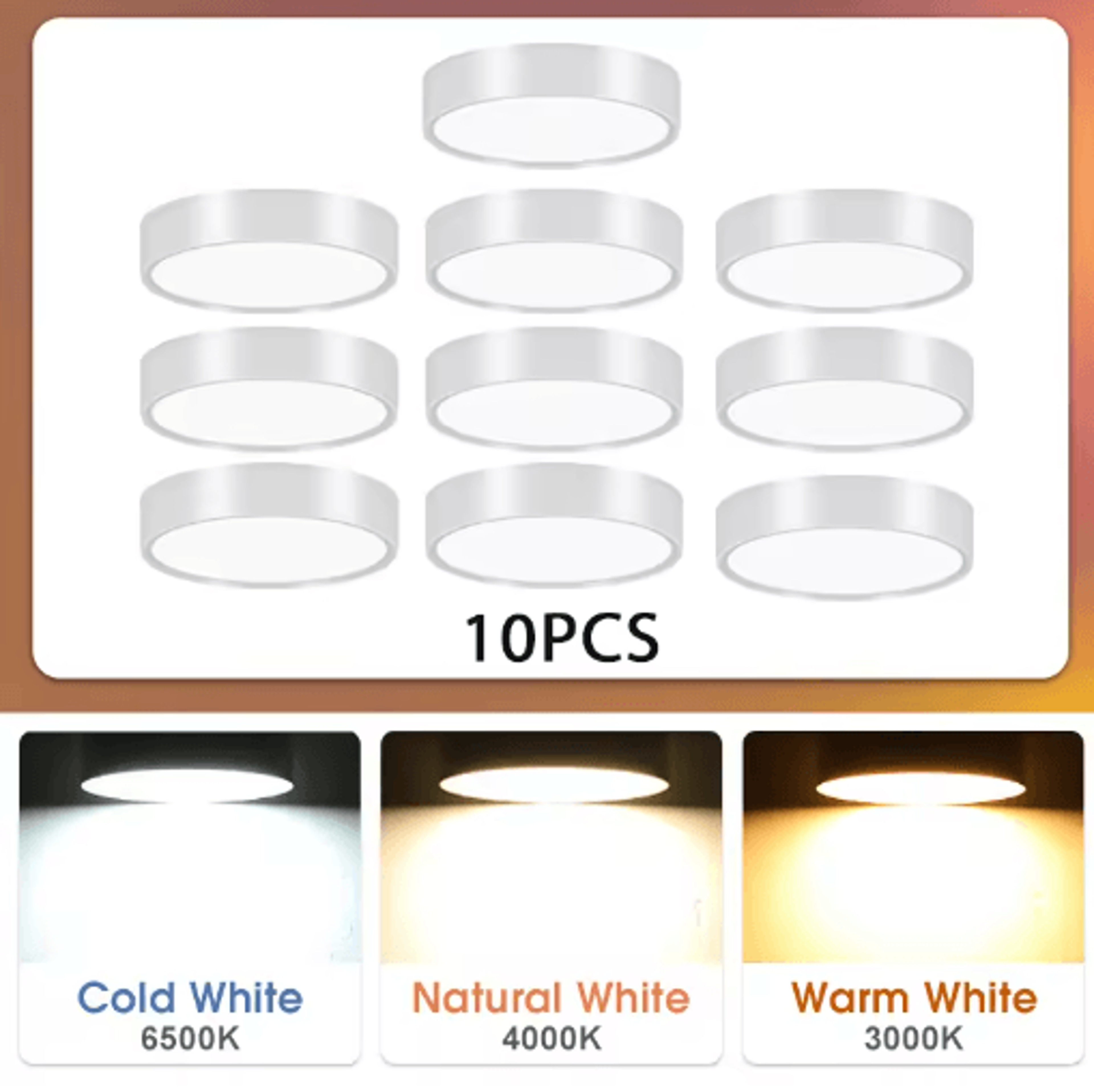 UltraThin Foldable LED Ceiling Downlight  10W15W25W Surface Mount Spotlight 1