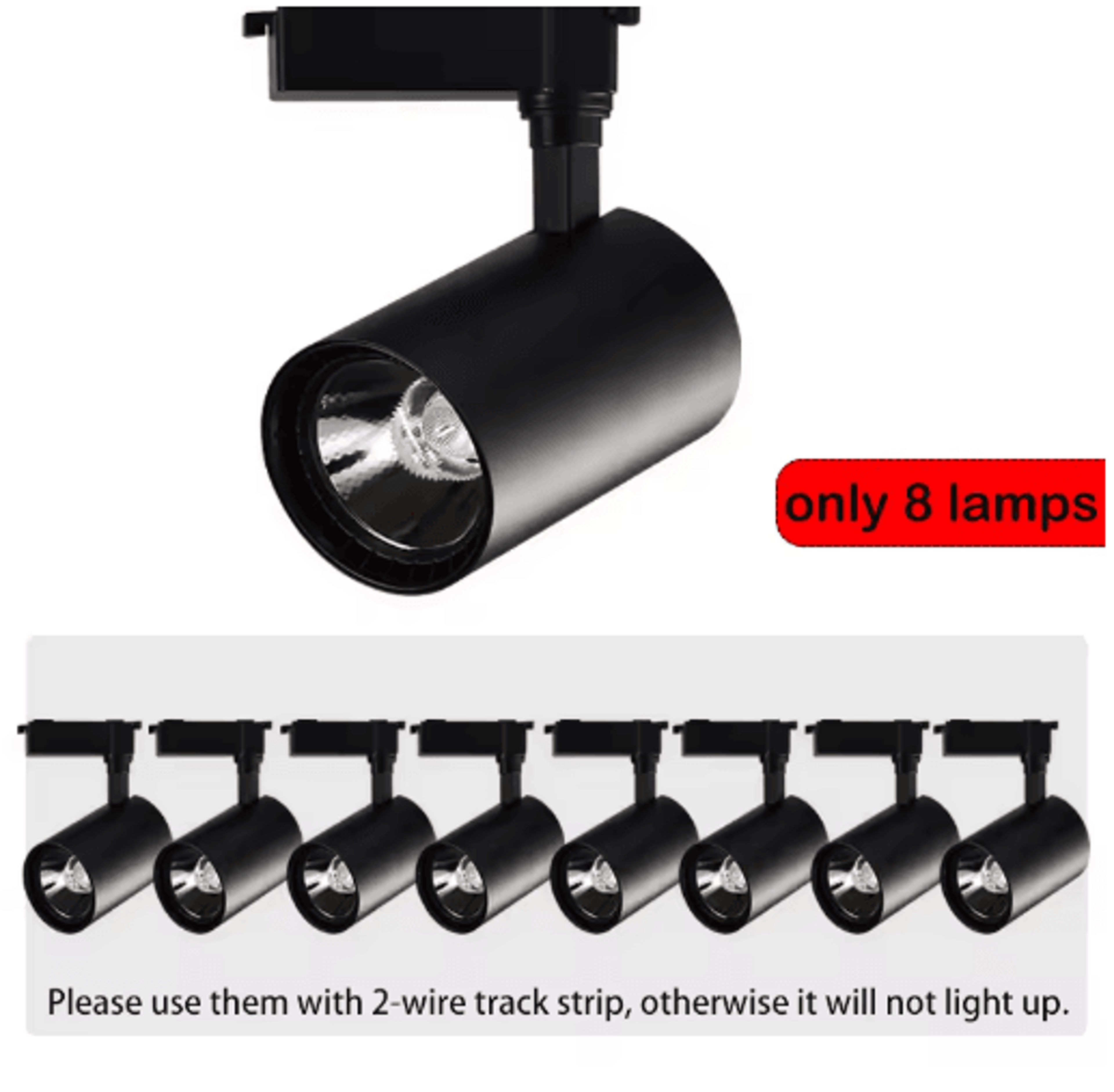 50W HighBrightness LED Track Light  Modern Ceiling Rail Spotlight For Home 16