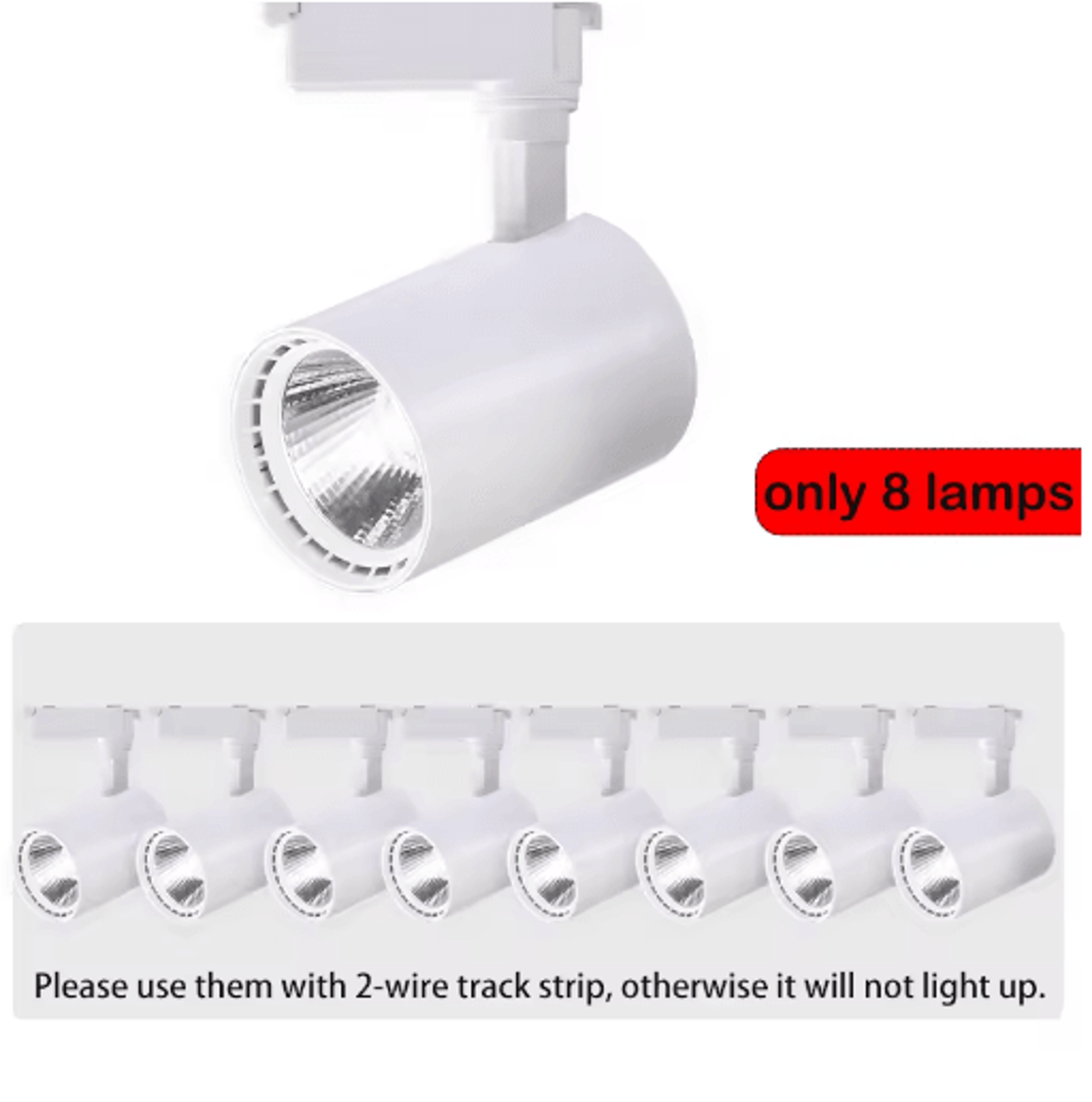 50W HighBrightness LED Track Light  Modern Ceiling Rail Spotlight For Home 5