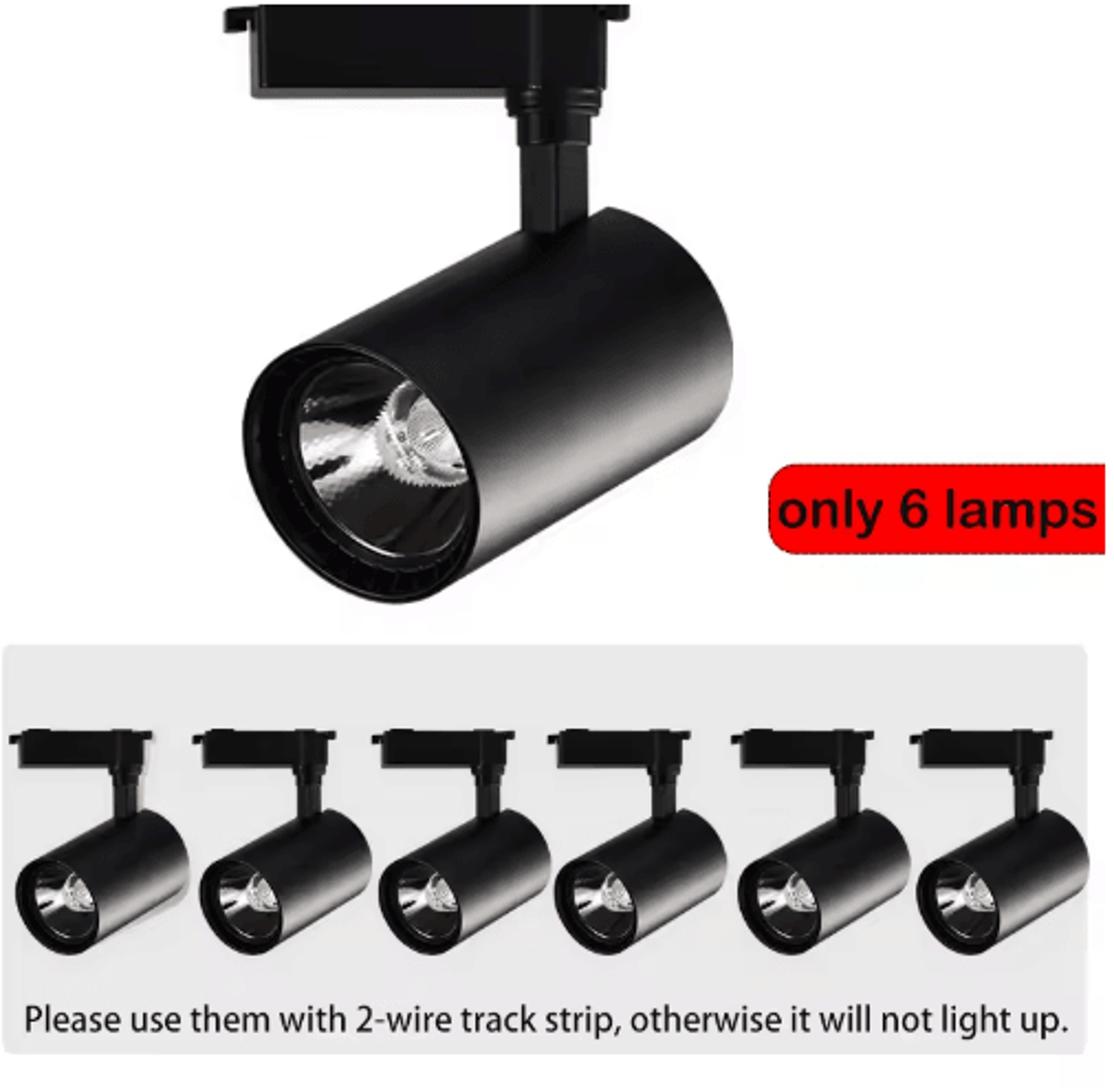 50W HighBrightness LED Track Light  Modern Ceiling Rail Spotlight For Home 14