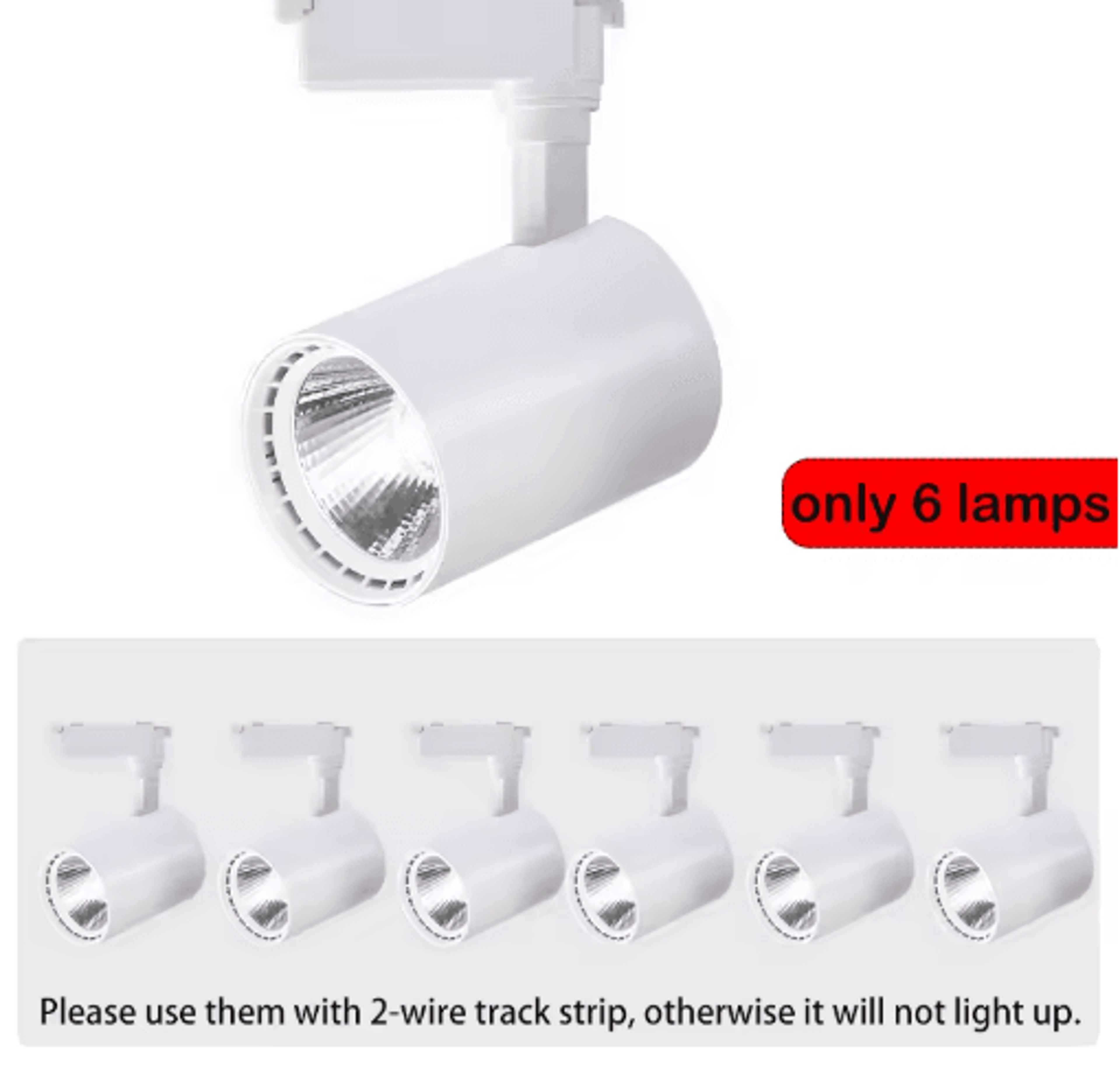 50W HighBrightness LED Track Light  Modern Ceiling Rail Spotlight For Home 1