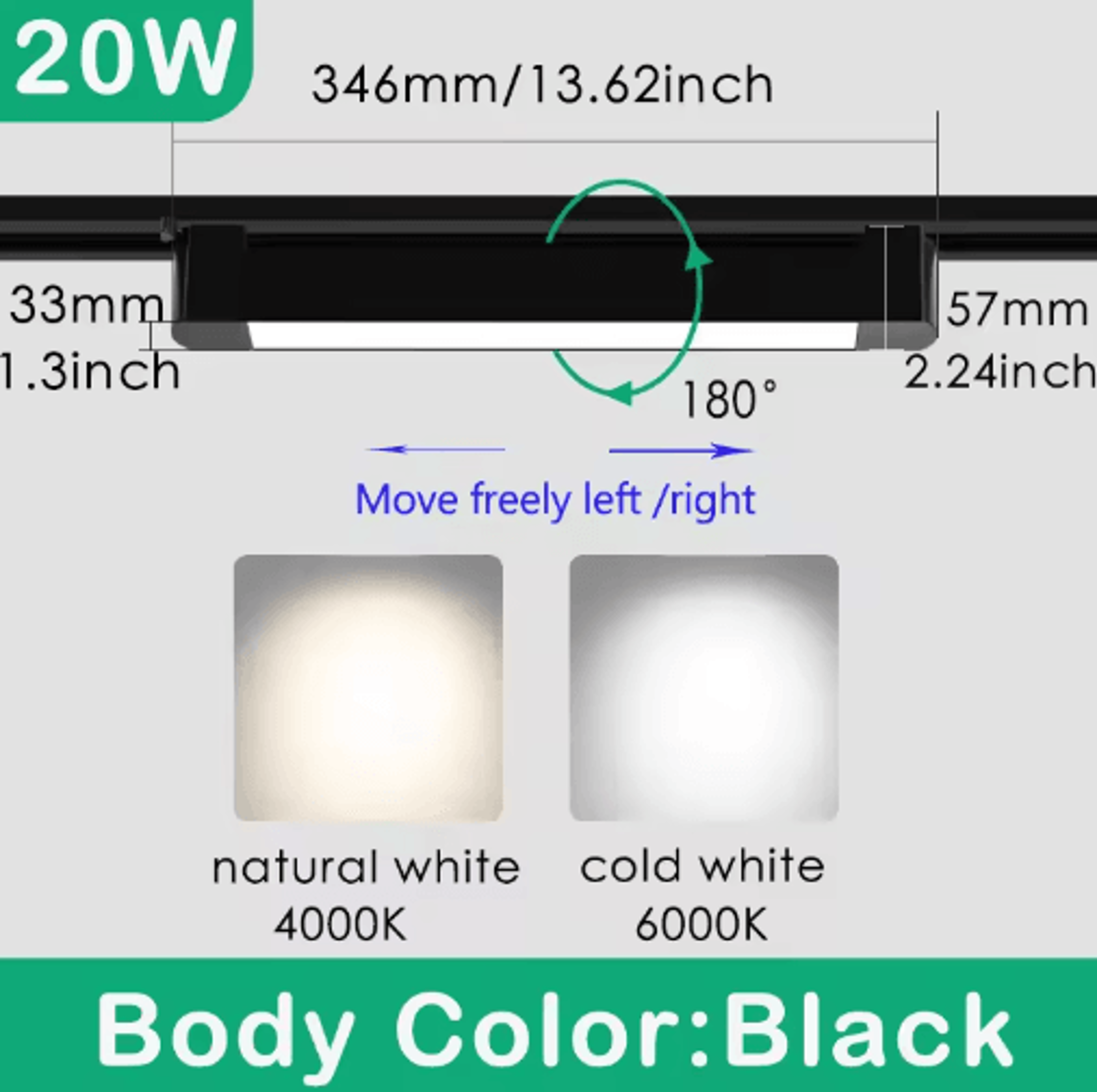10W20W30W COB LED Track Spotlight Modern Rail Lighting For Home  Shop 16