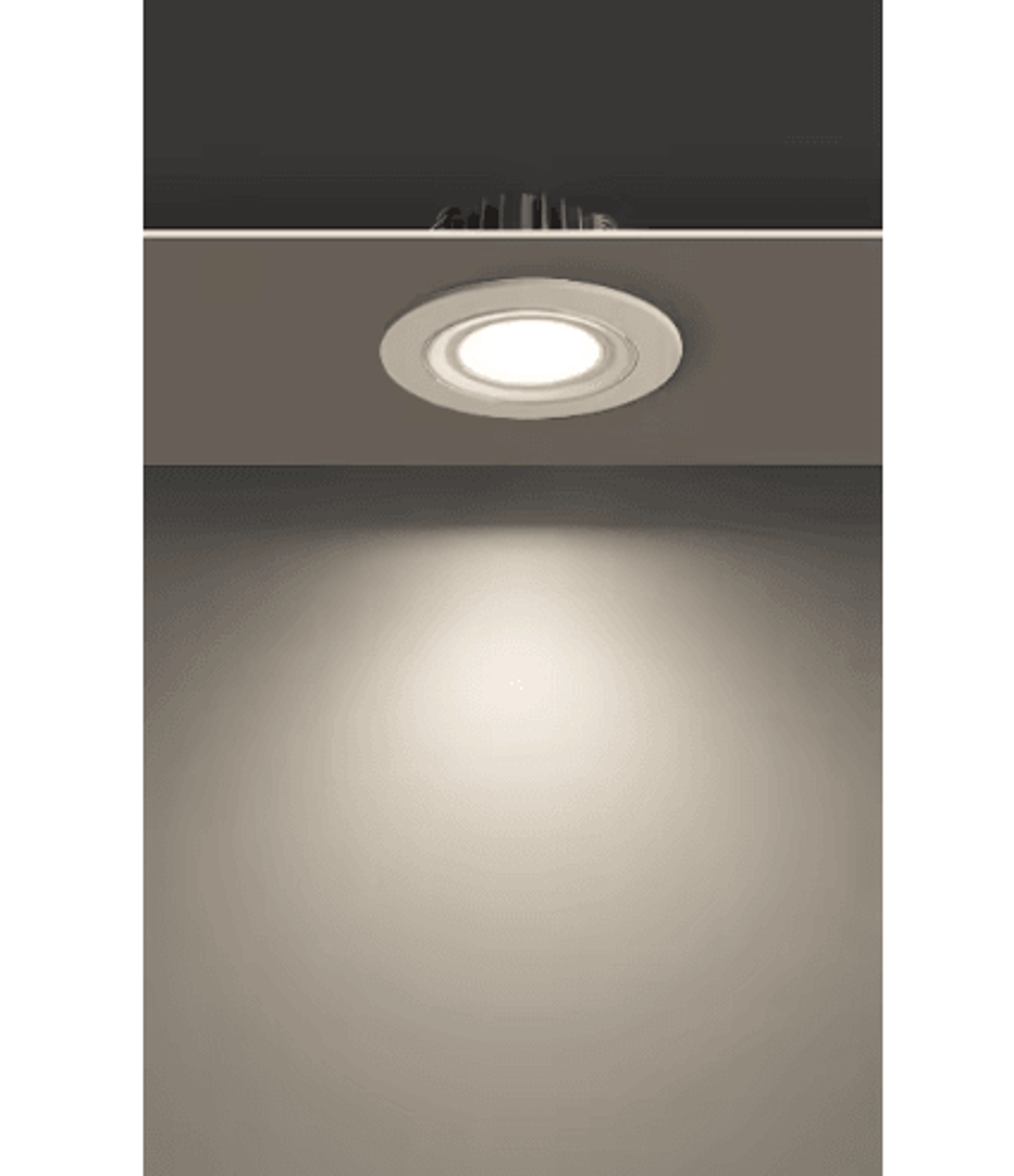10PCS Round Recessed LED Downlights  3W5W7W COB Ceiling Spotlights 1