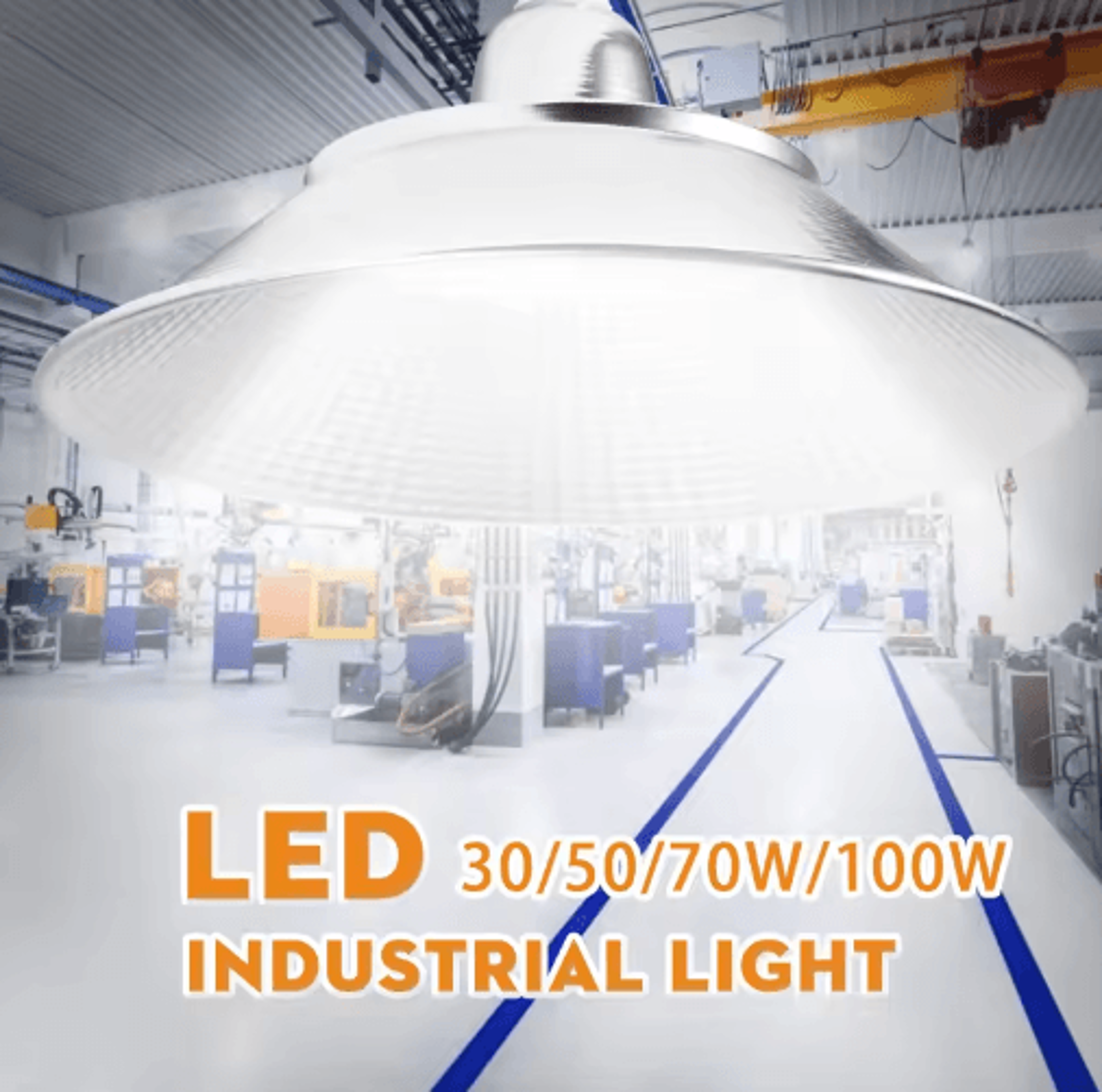 150w/200w led high bay light – super bright industrial garage lighting