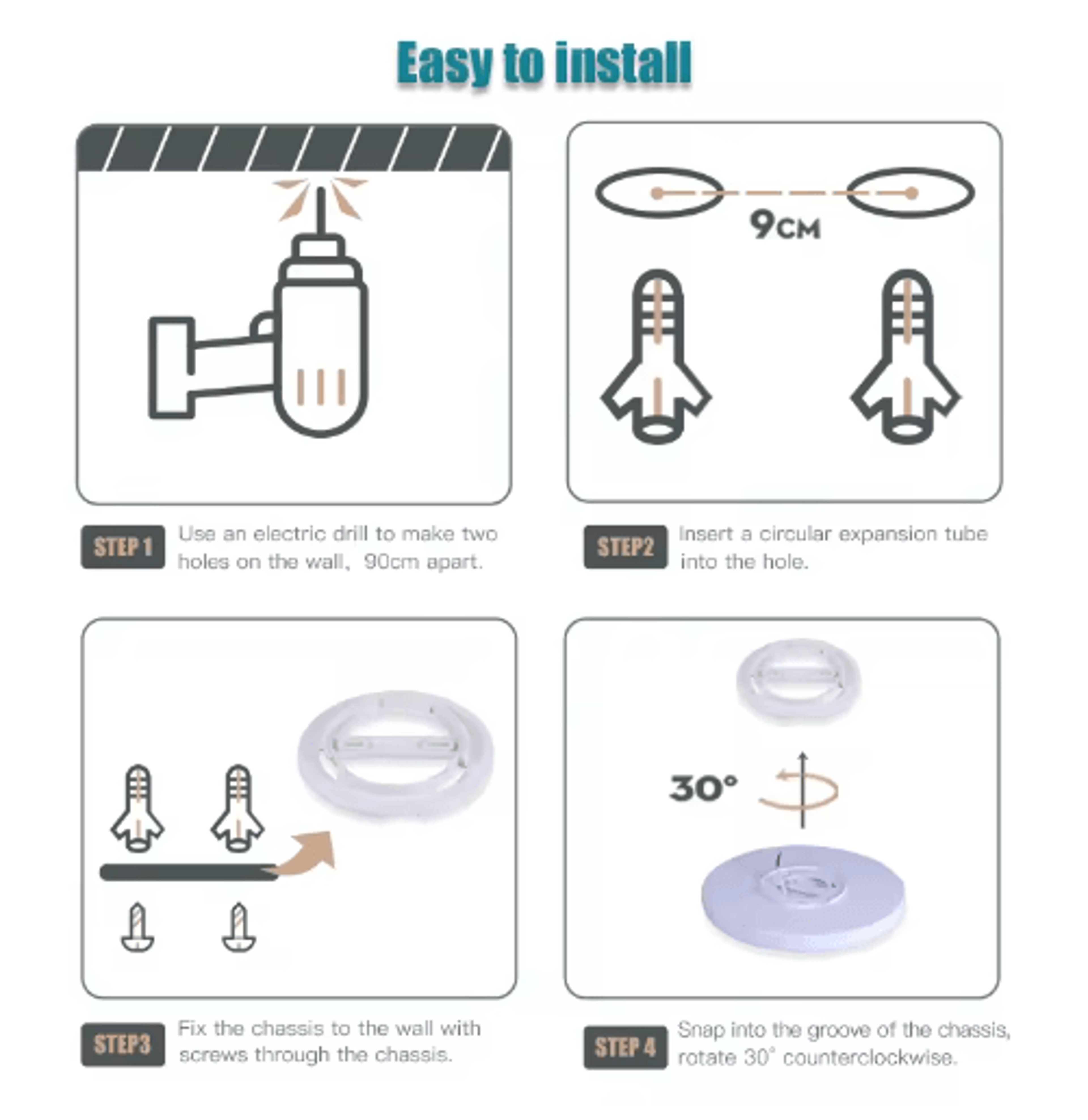20W30W40W LED Motion Sensor Ceiling Light  Modern Smart Ceiling Lamp 9