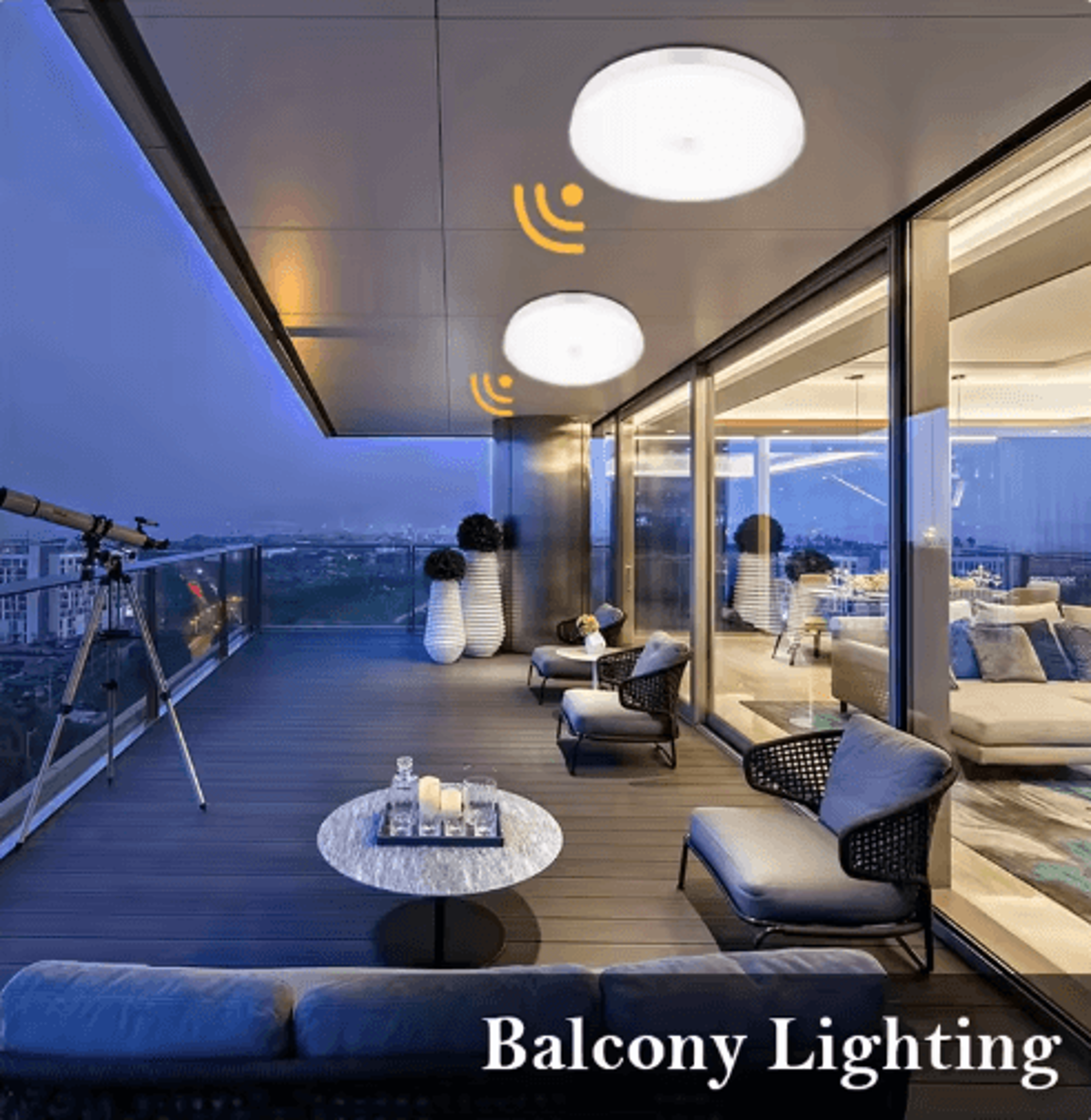 20W30W40W LED Motion Sensor Ceiling Light  Modern Smart Ceiling Lamp 10