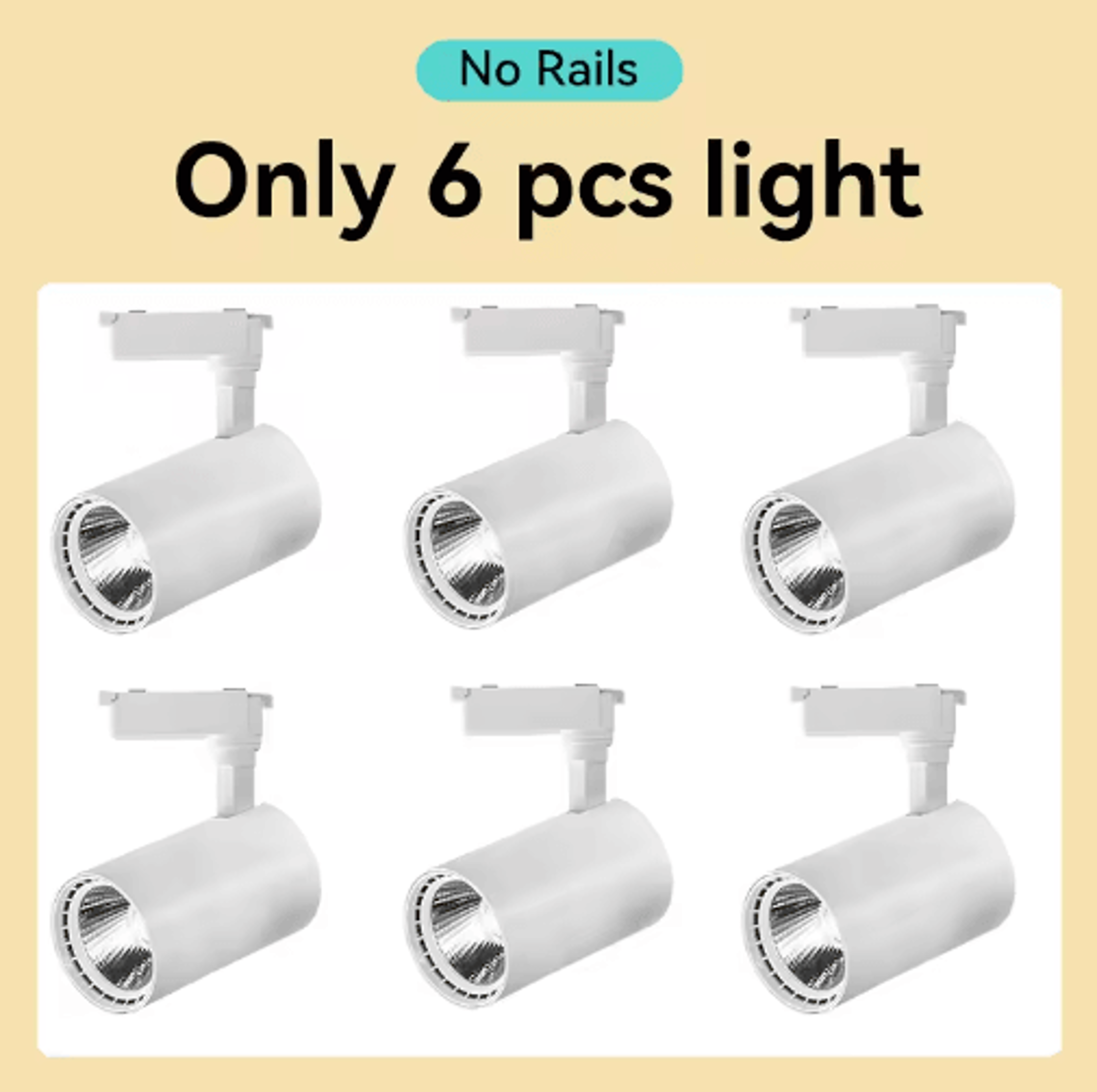 50W COB LED Track Spotlight  220V Ceiling Rail Light For Home  Shop 5