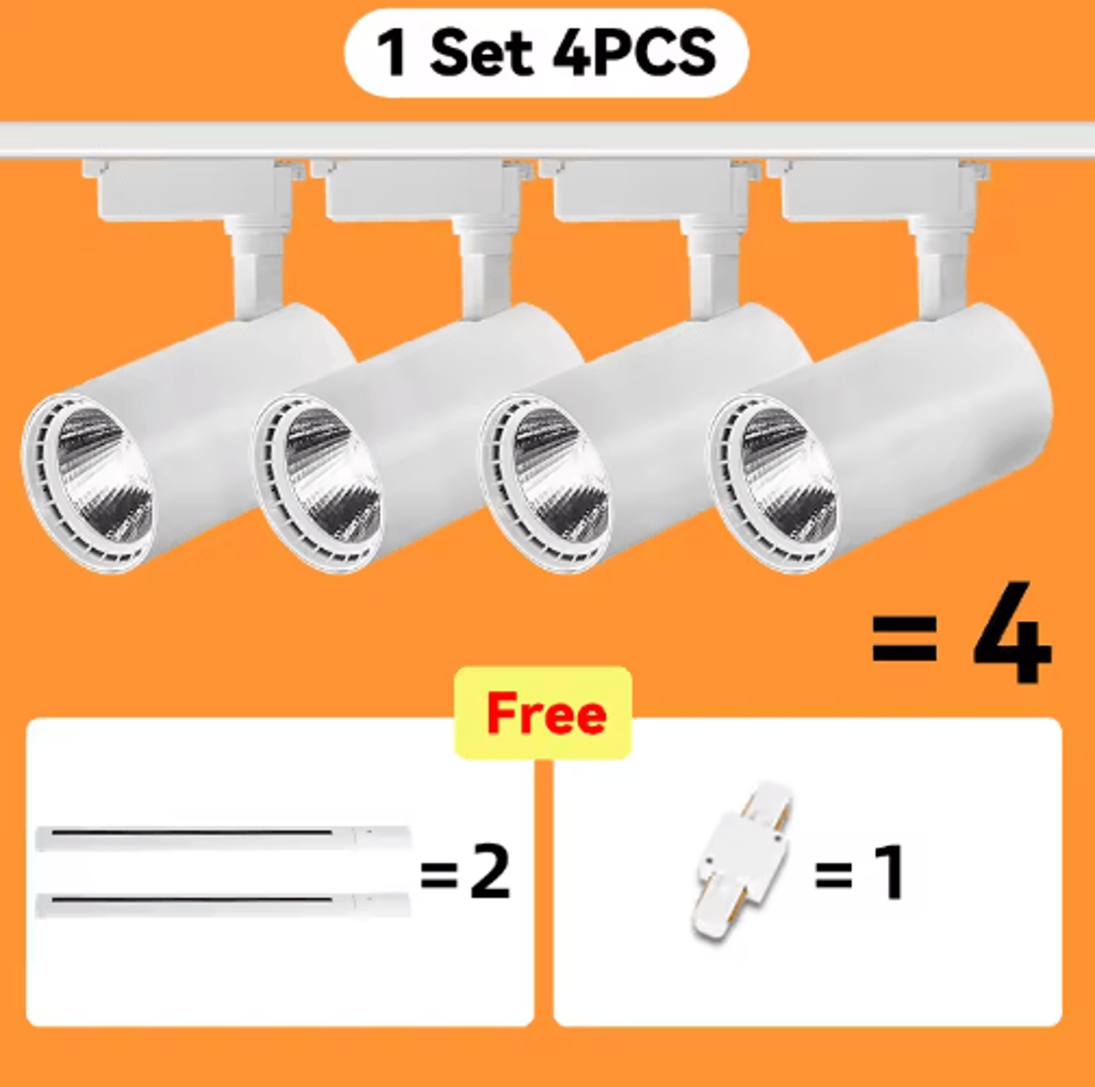 50W COB LED Track Spotlight  220V Ceiling Rail Light For Home  Shop 8