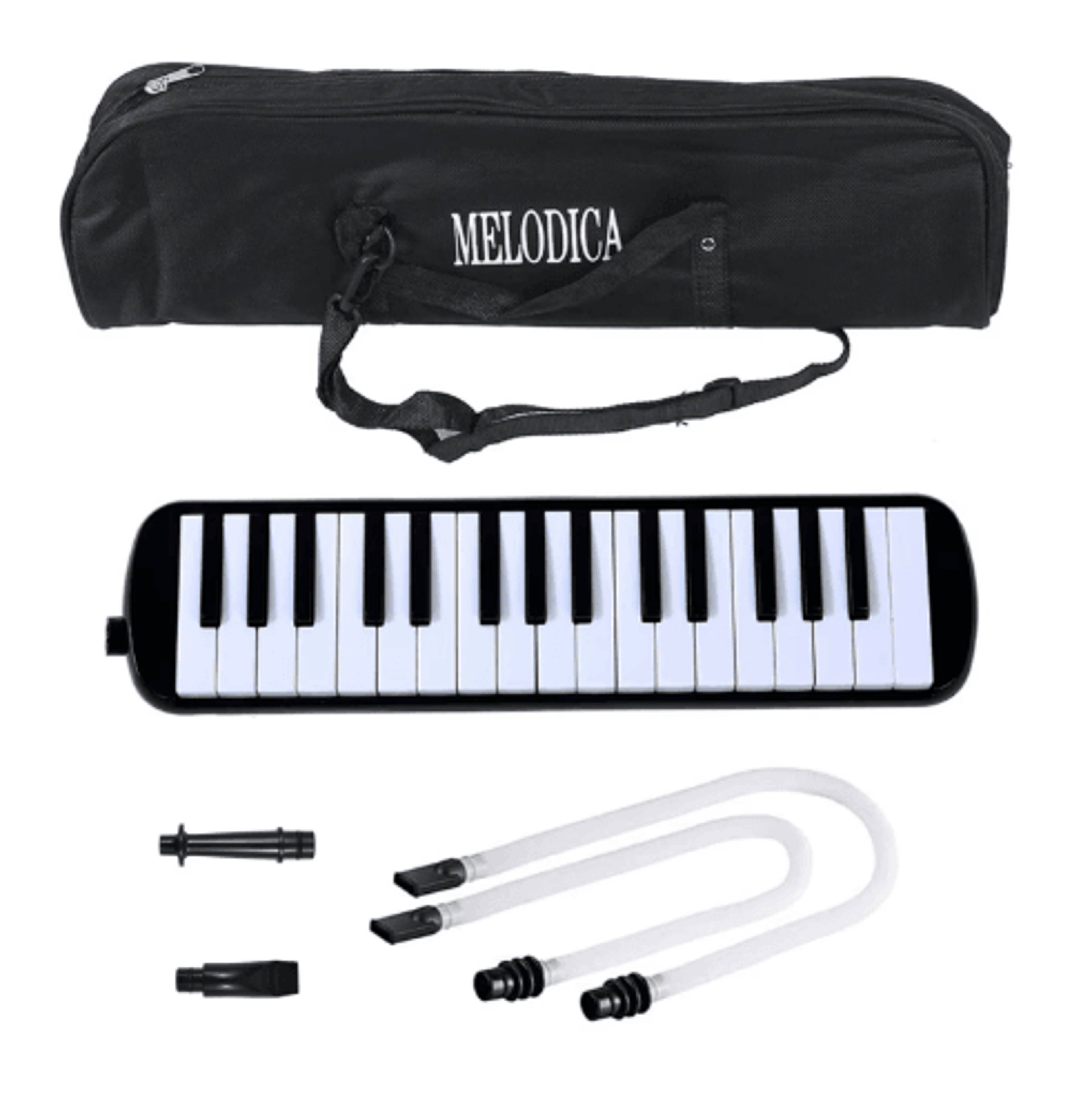 32-key air piano – portable wind keyboard with carrying bag
