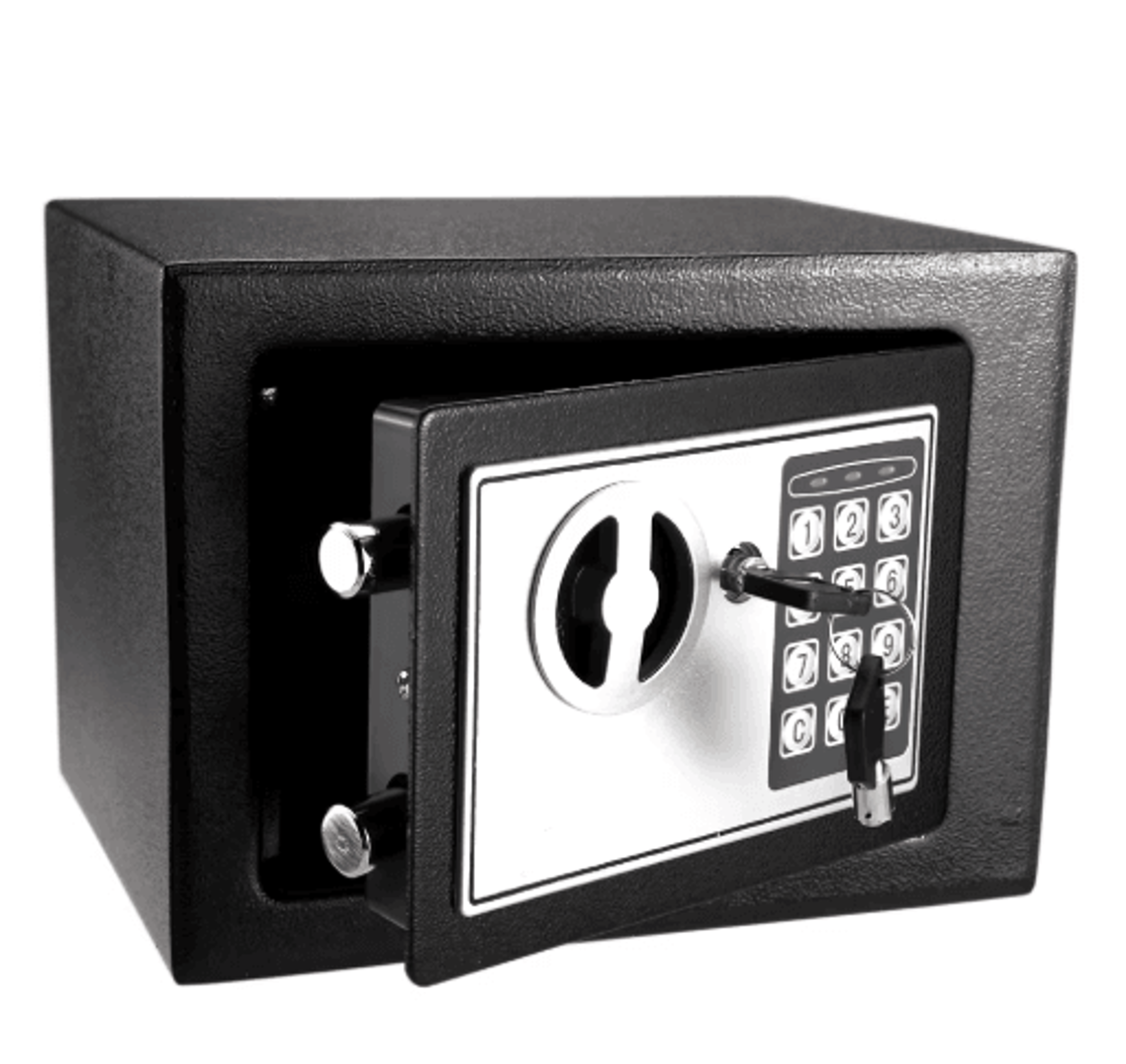 digital keypad security safe box – all-steel electronic lock safe for home & office