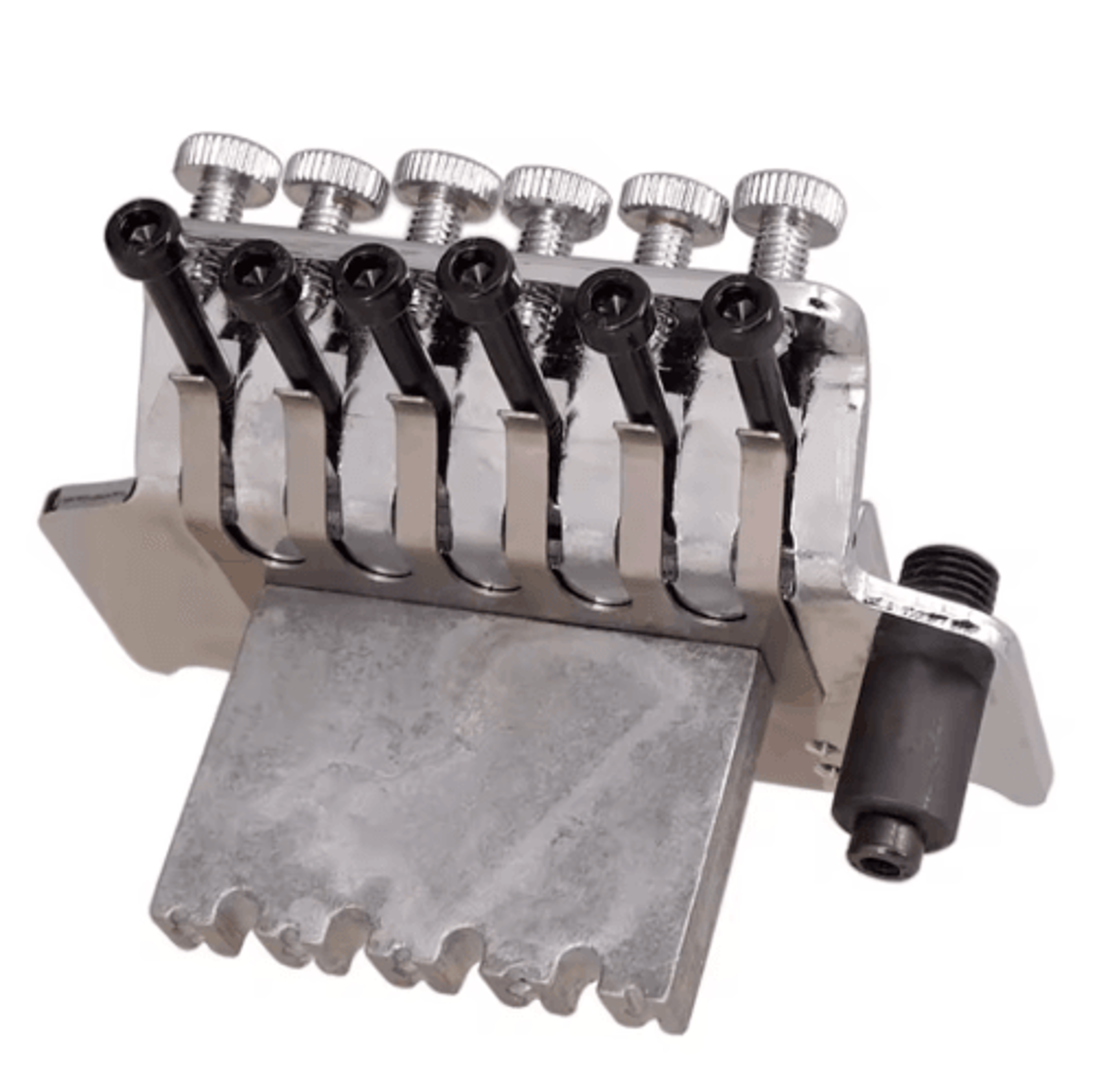 6String Electric Guitar Tremolo Bridge  Double Roller Tailpiece Saddle Replacement 4