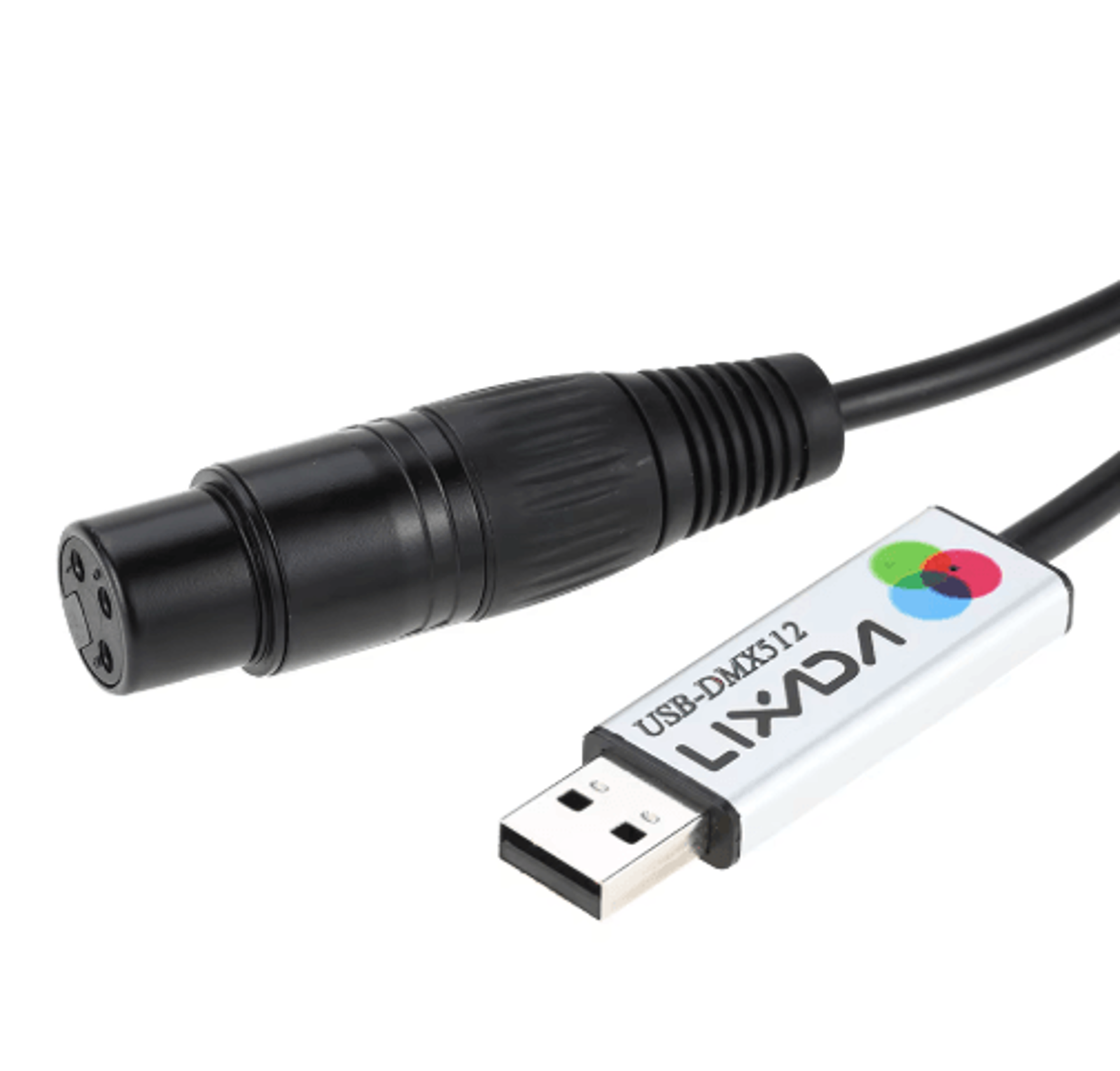 USB To DMX512 Interface Adapter  PC Stage Lighting Controller For LED Lights 1