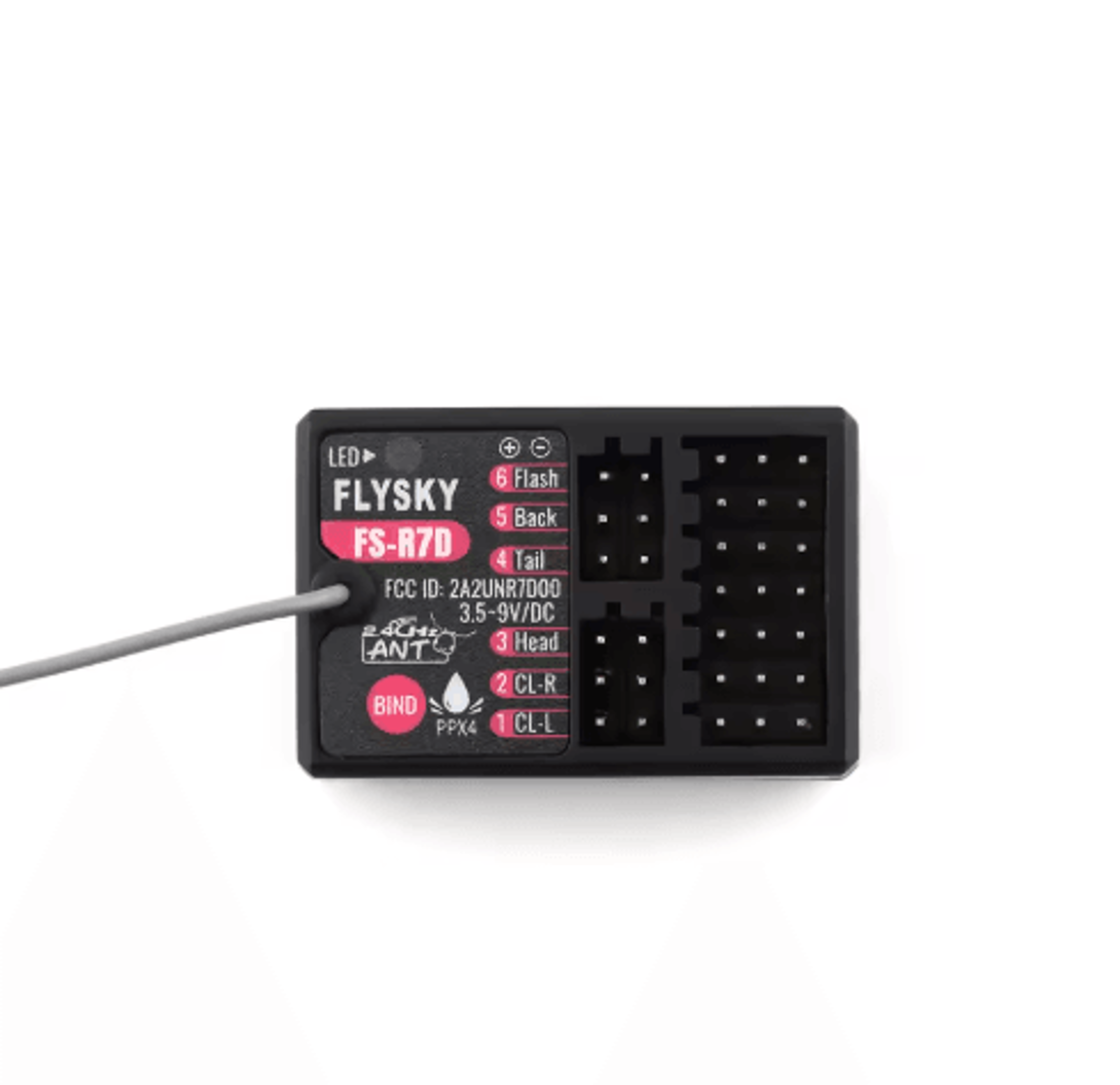 2.4ghz rc receiver – ppm/ibus output for remote control cars